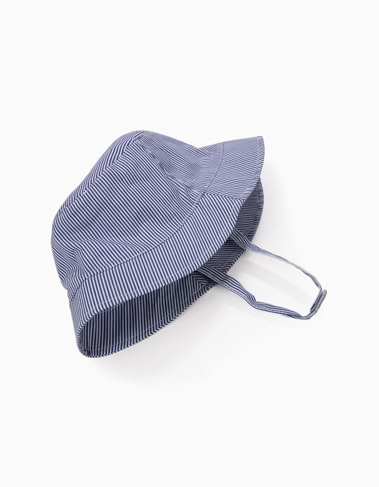 Chap&eacute;u para Menina 'Riscas', Azul