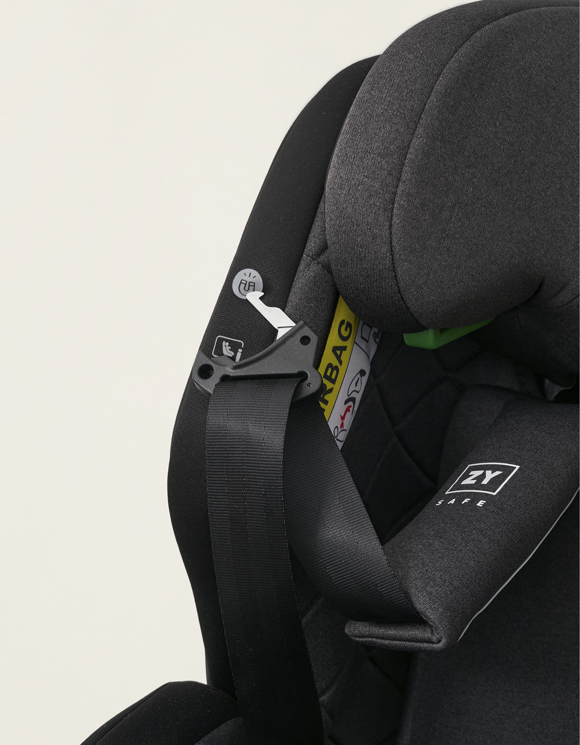 Comprar Online Cadeira Auto I-Size ZY Safe Premium com Isofix (40-150), Preto/Cinza