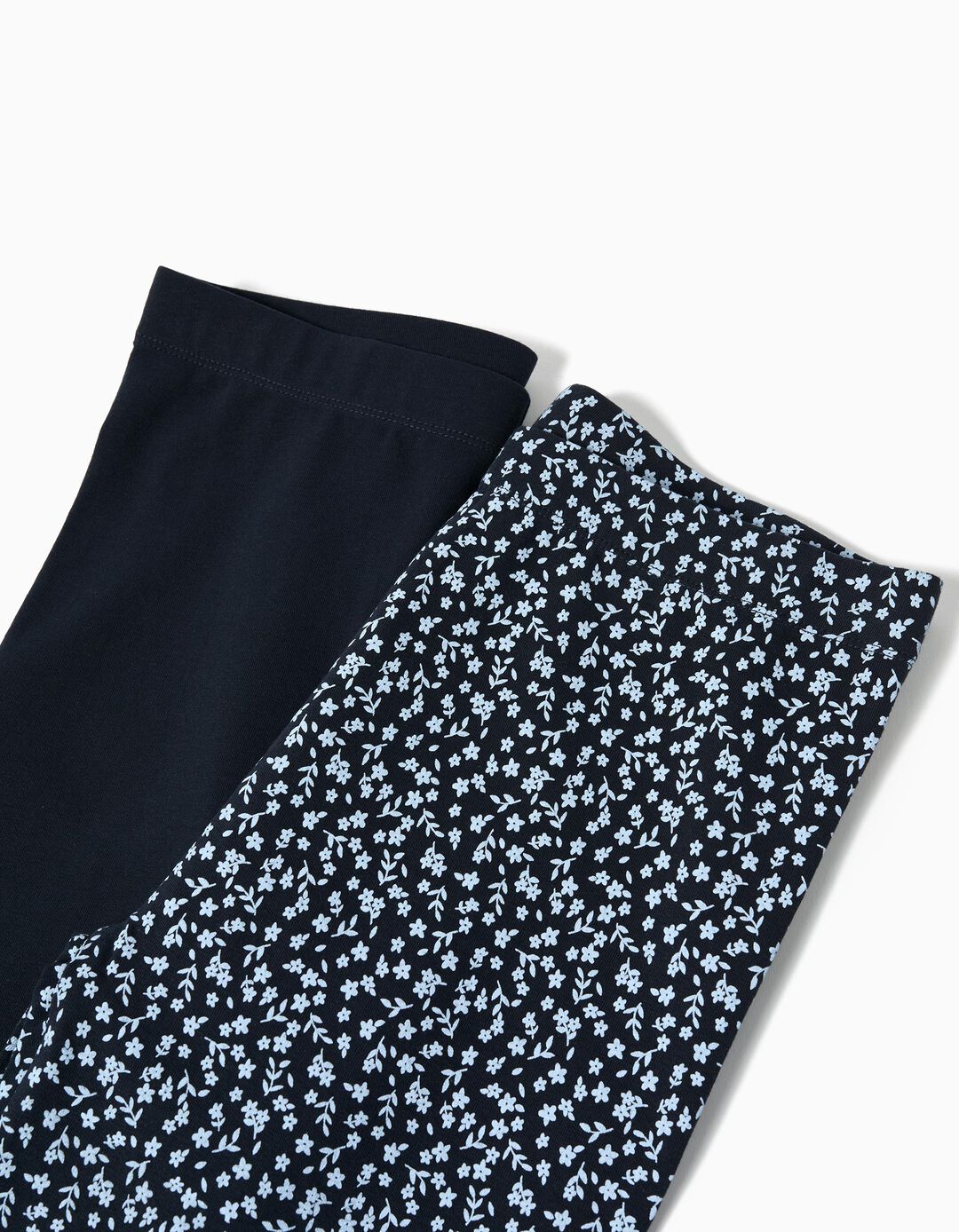 Pack 2 Leggings, Menina, Azul Escuro