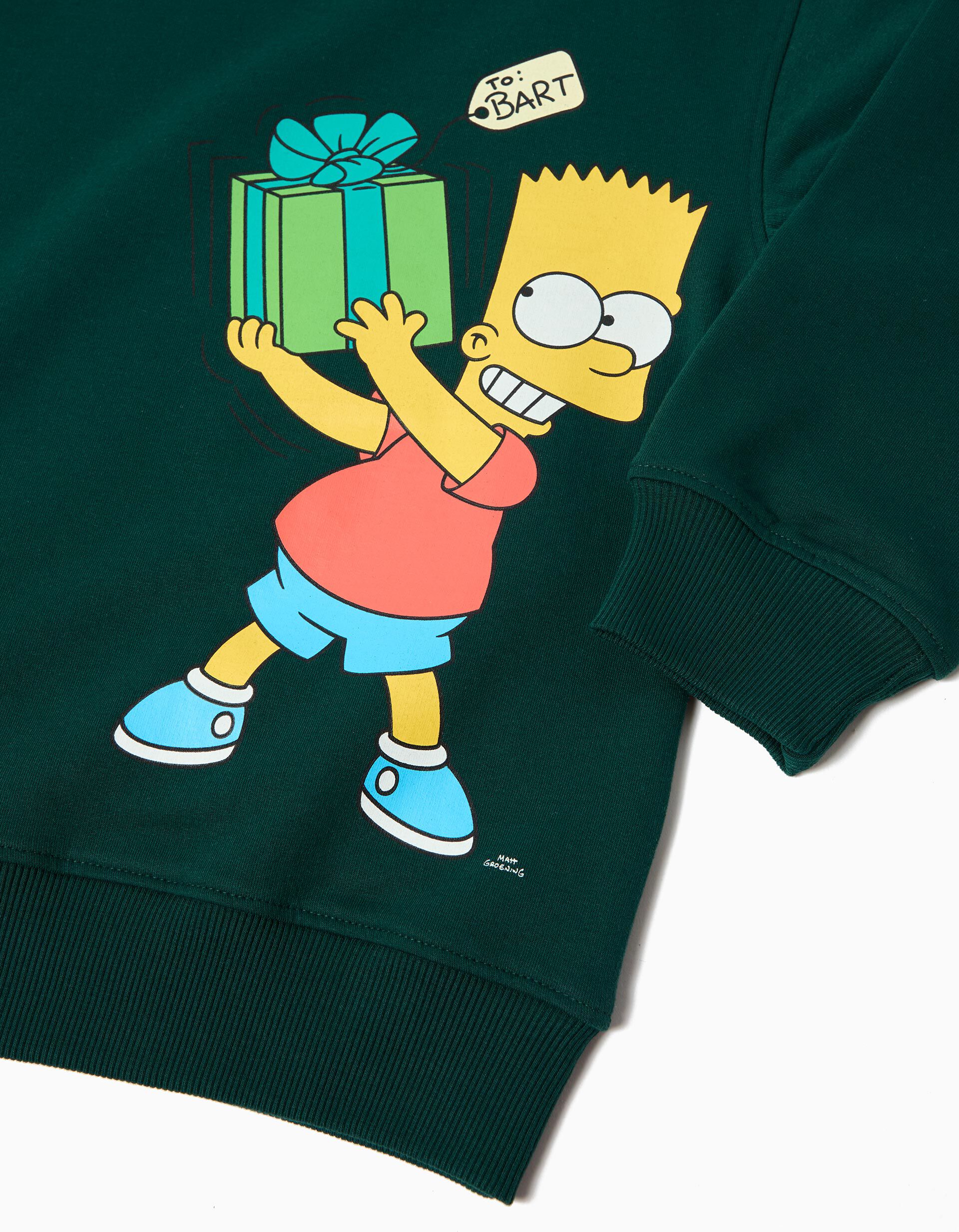 Comprar Online Sweatshirt 'The Simpsons', Menino, Verde Escuro