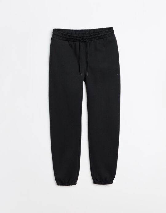 Comprar Online Cal&ccedil;as Jogger De Felpa, Homem, Preto