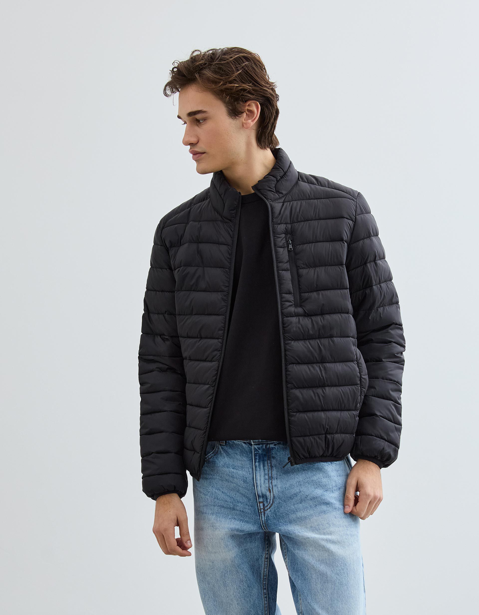 Comprar Online Casaco Acolchoado, Homem, Preto