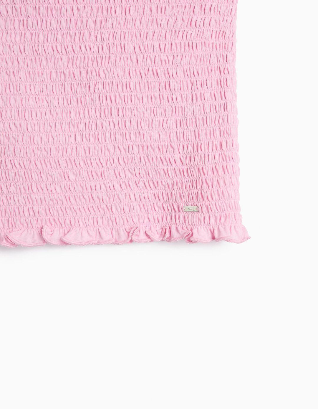 Top Smock, Menina, Rosa Claro