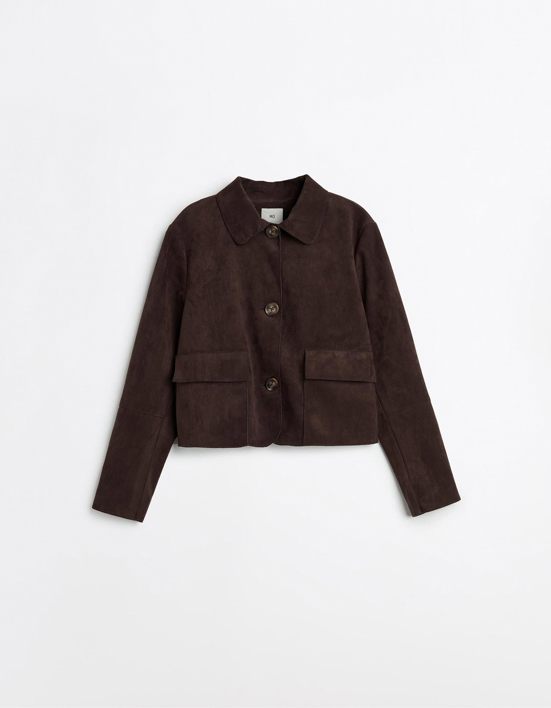 Comprar Online Casaco Efeito Camur&ccedil;a, Mulher, Castanho