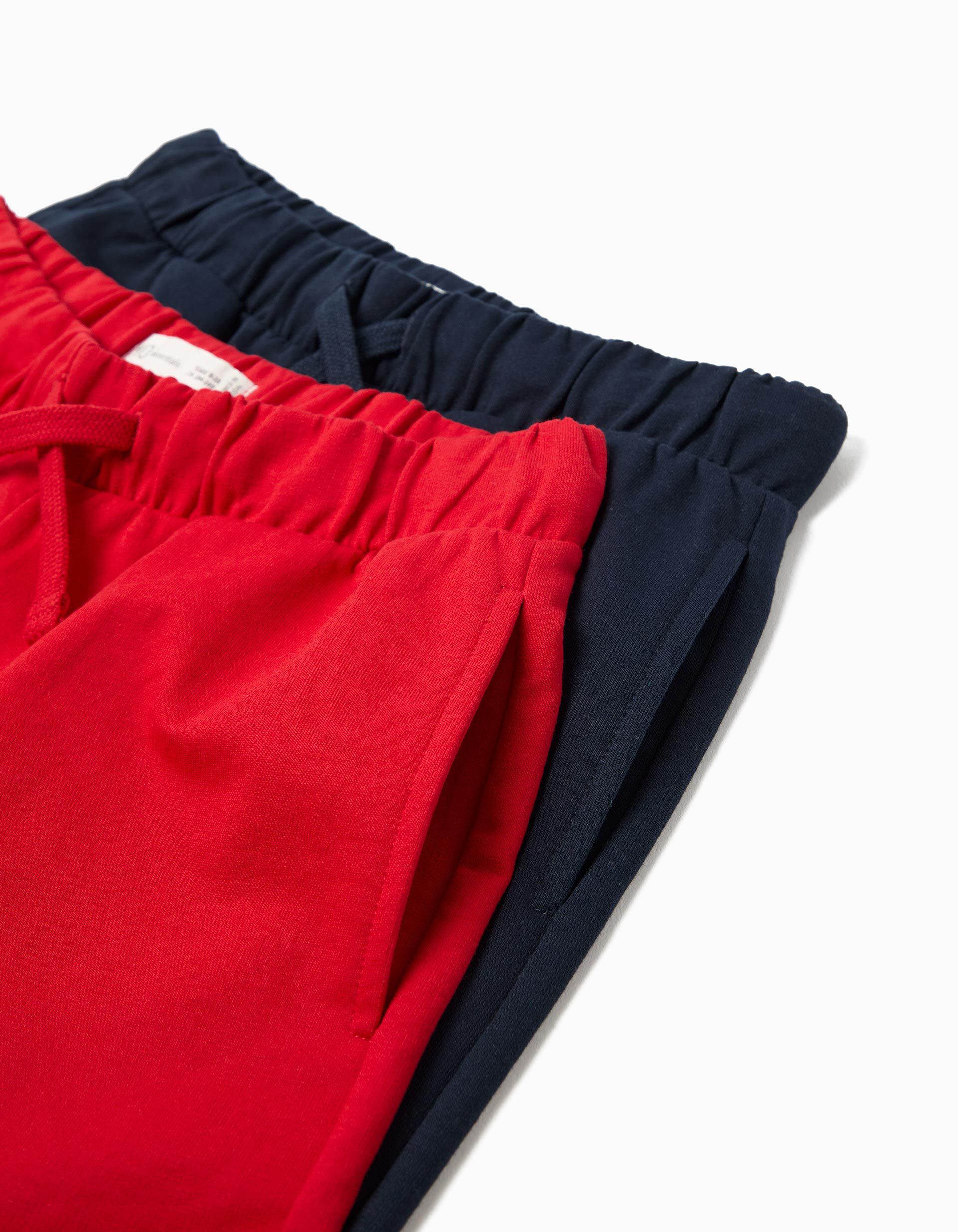 Comprar Online Pack 2 Cal&ccedil;&otilde;es de Felpa, Menino, Azul Escuro