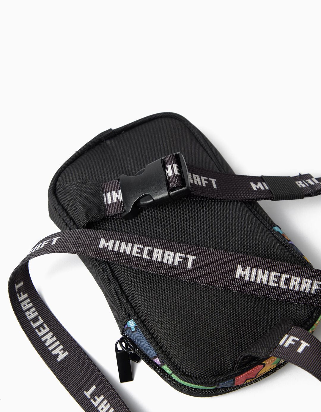 Bolsa De Telem&oacute;vel 'Minecraft', Menino, Preto