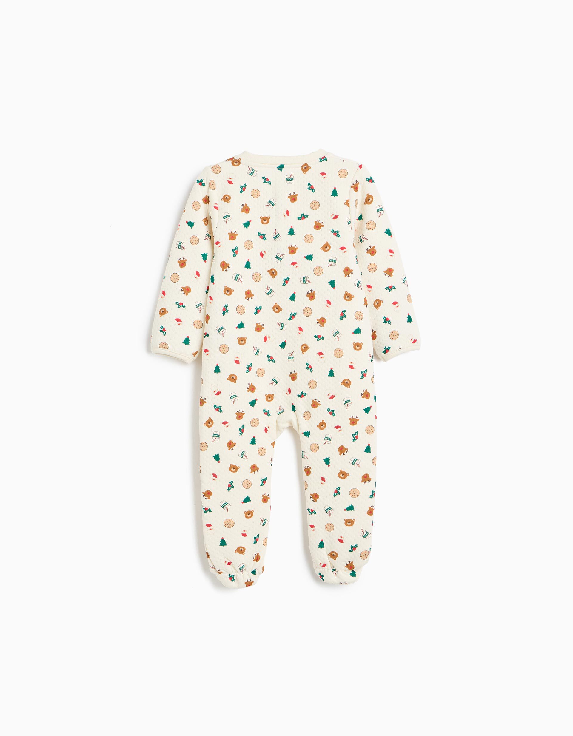 Comprar Online Babygrow Interlock Natal, Menino, Bege Claro