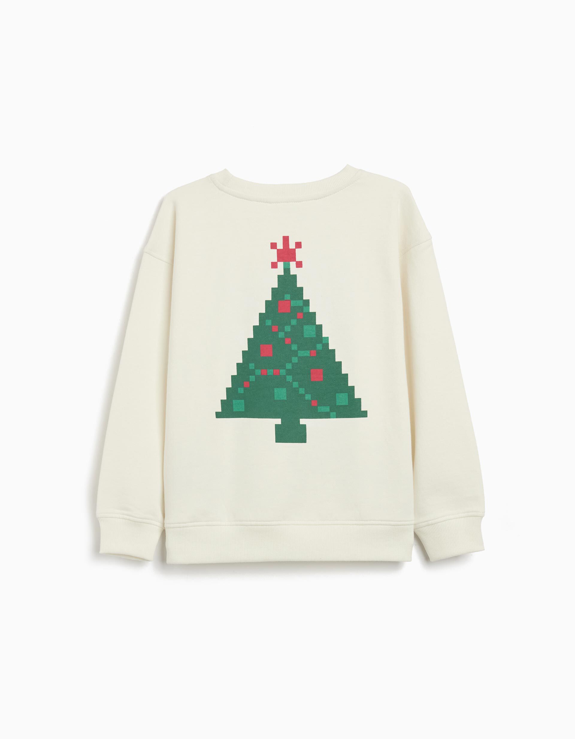 Comprar Online Sweatshirt de Natal, Menino, Branco