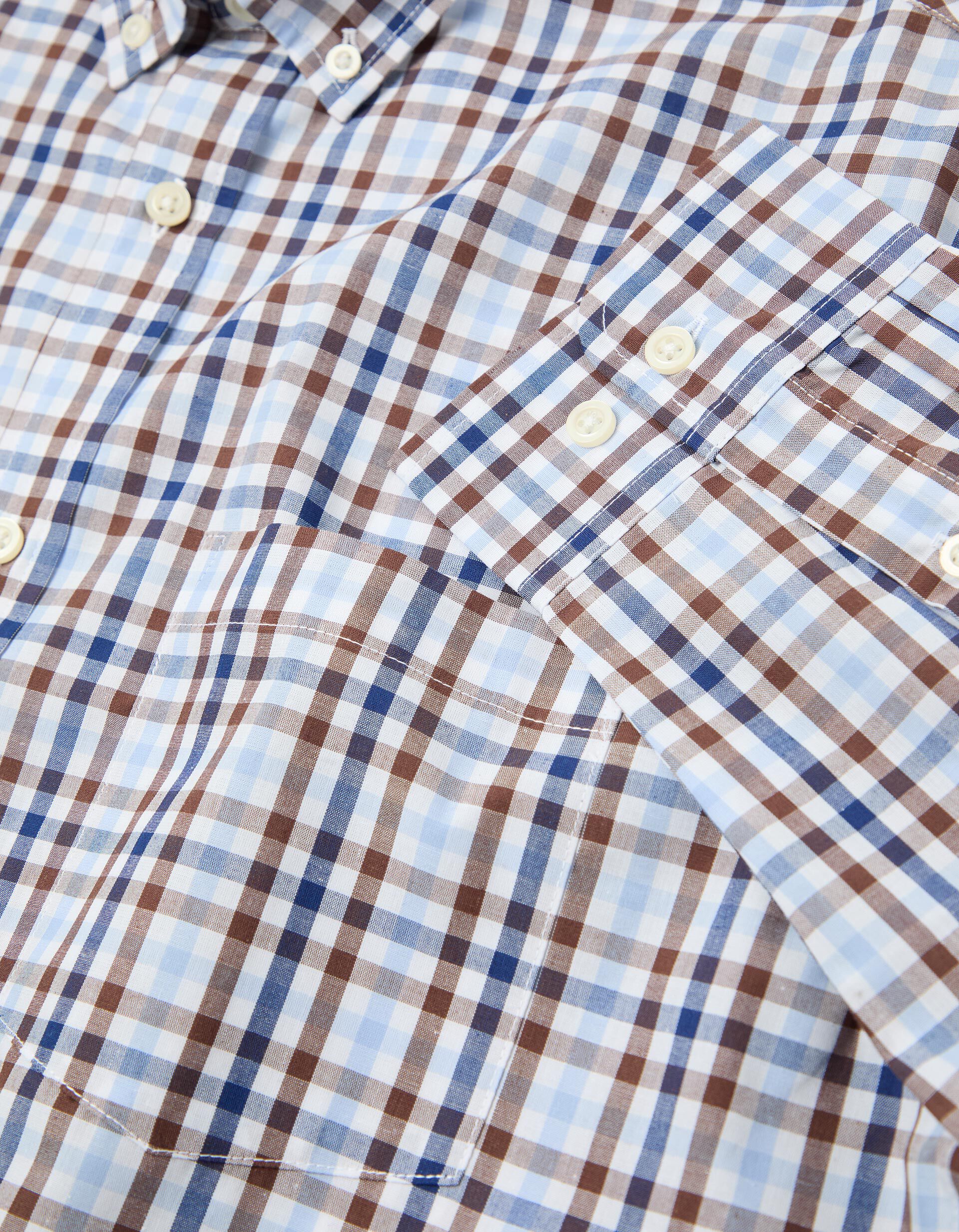 Comprar Online Camisa Xadrez, Homem, Castanho