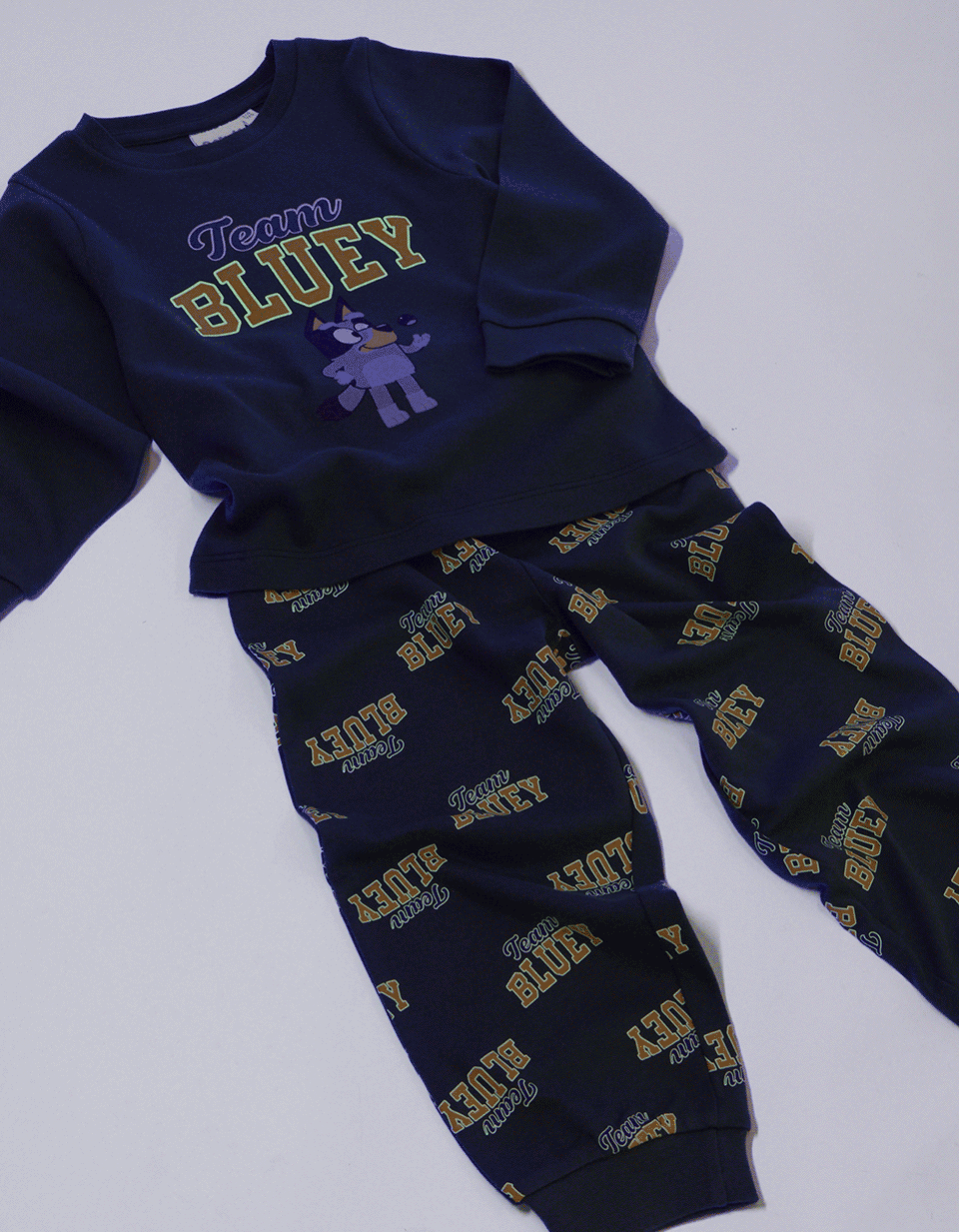 Comprar Online Pijama Interlock 'Bluey', Menino, Verde Escuro