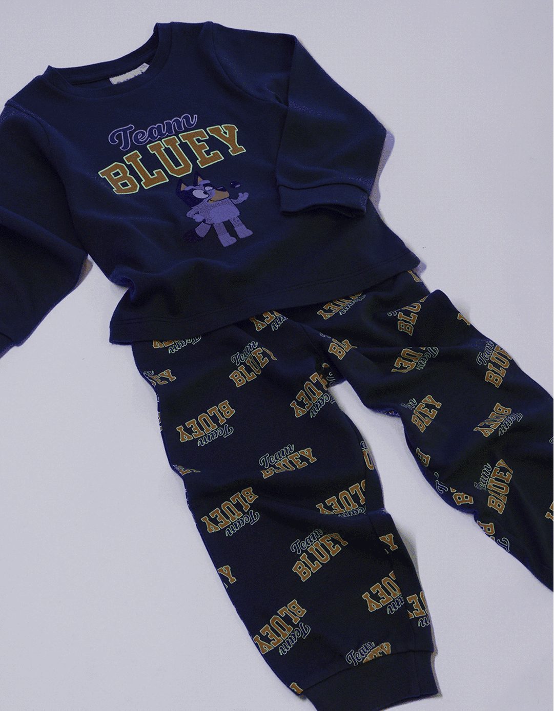 Pijama Interlock 'Bluey', Menino, Verde Escuro