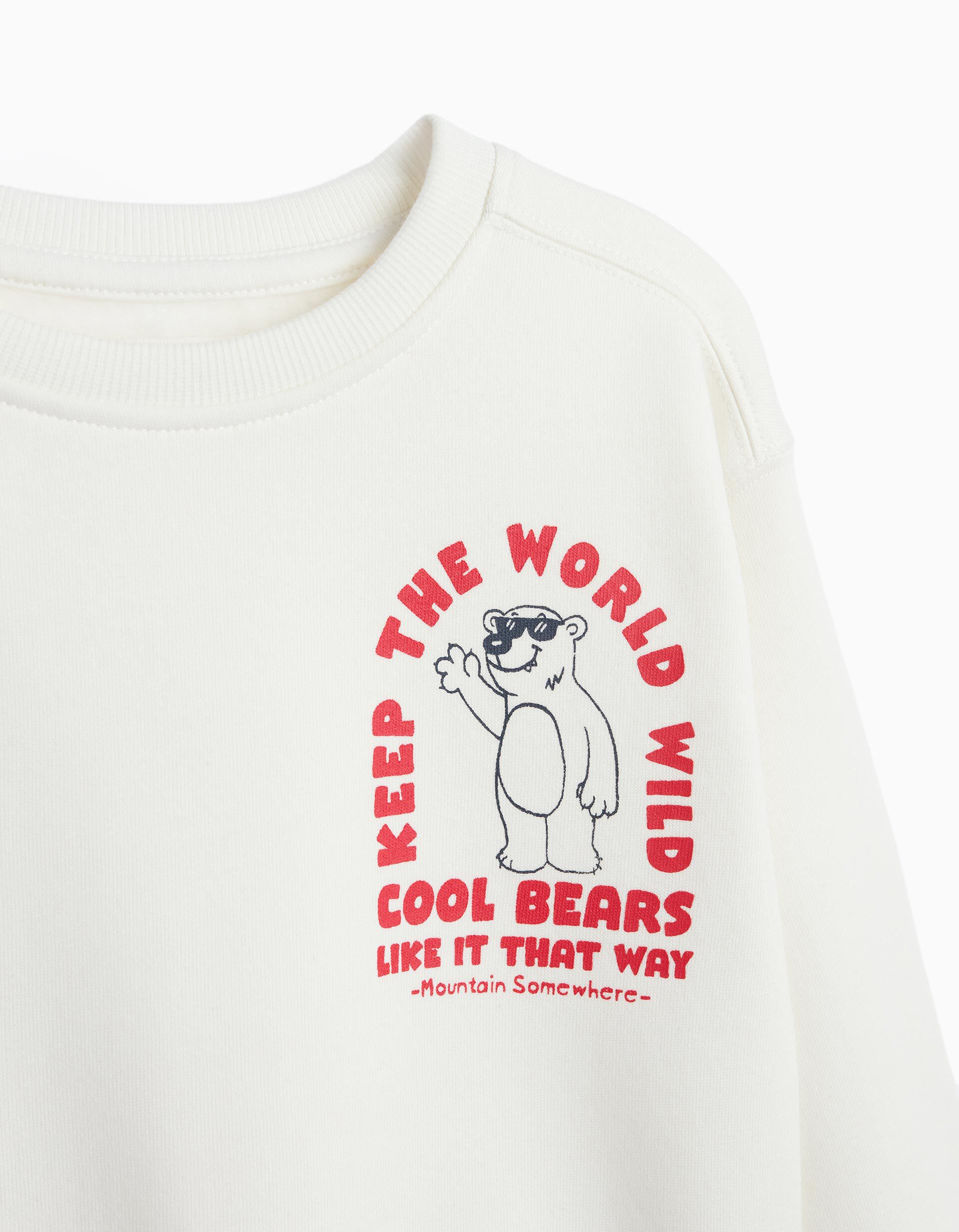 Comprar Online Sweatshirt De Felpa, Menino, Branco