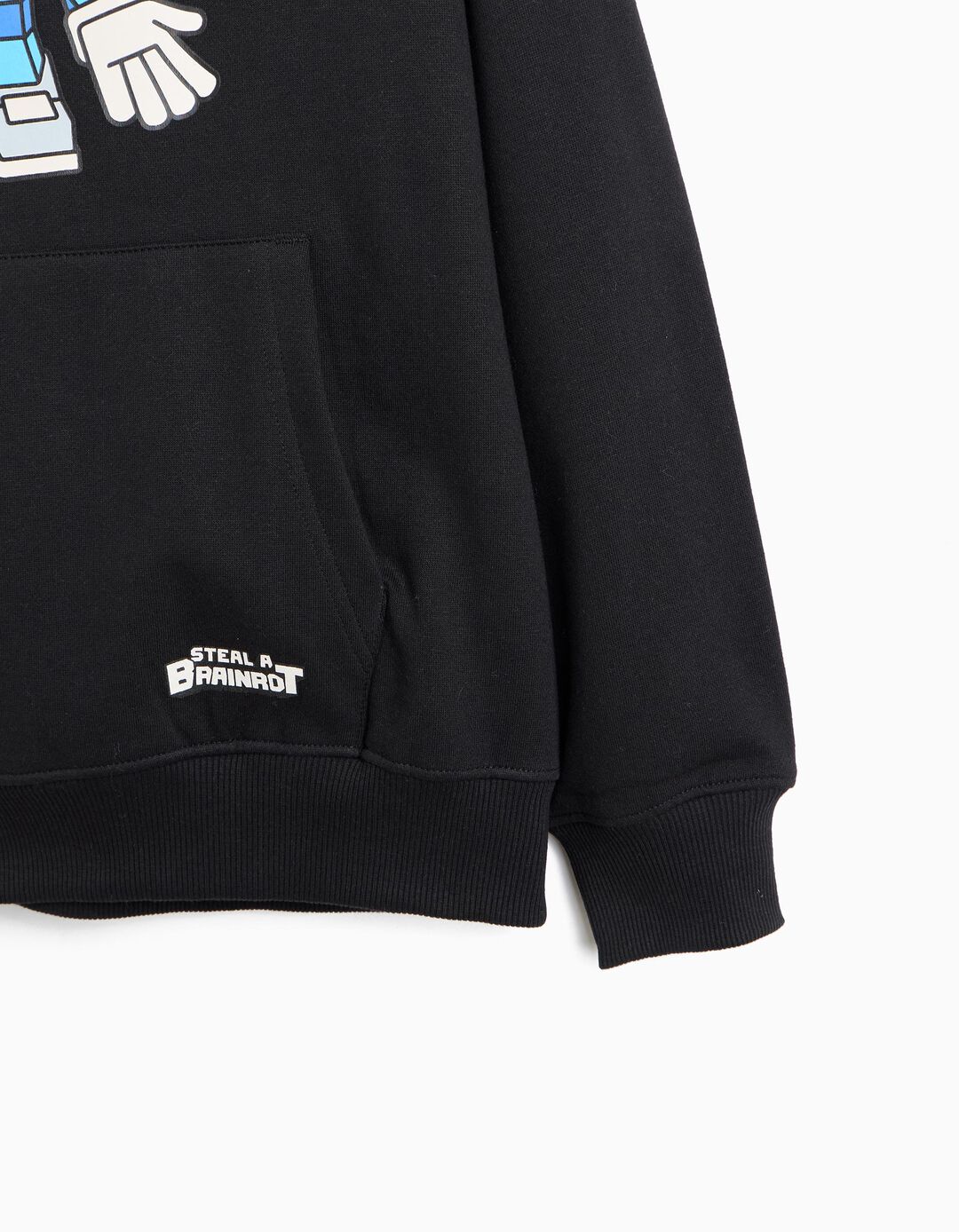 Sweatshirt Estampada, Menino, Preto