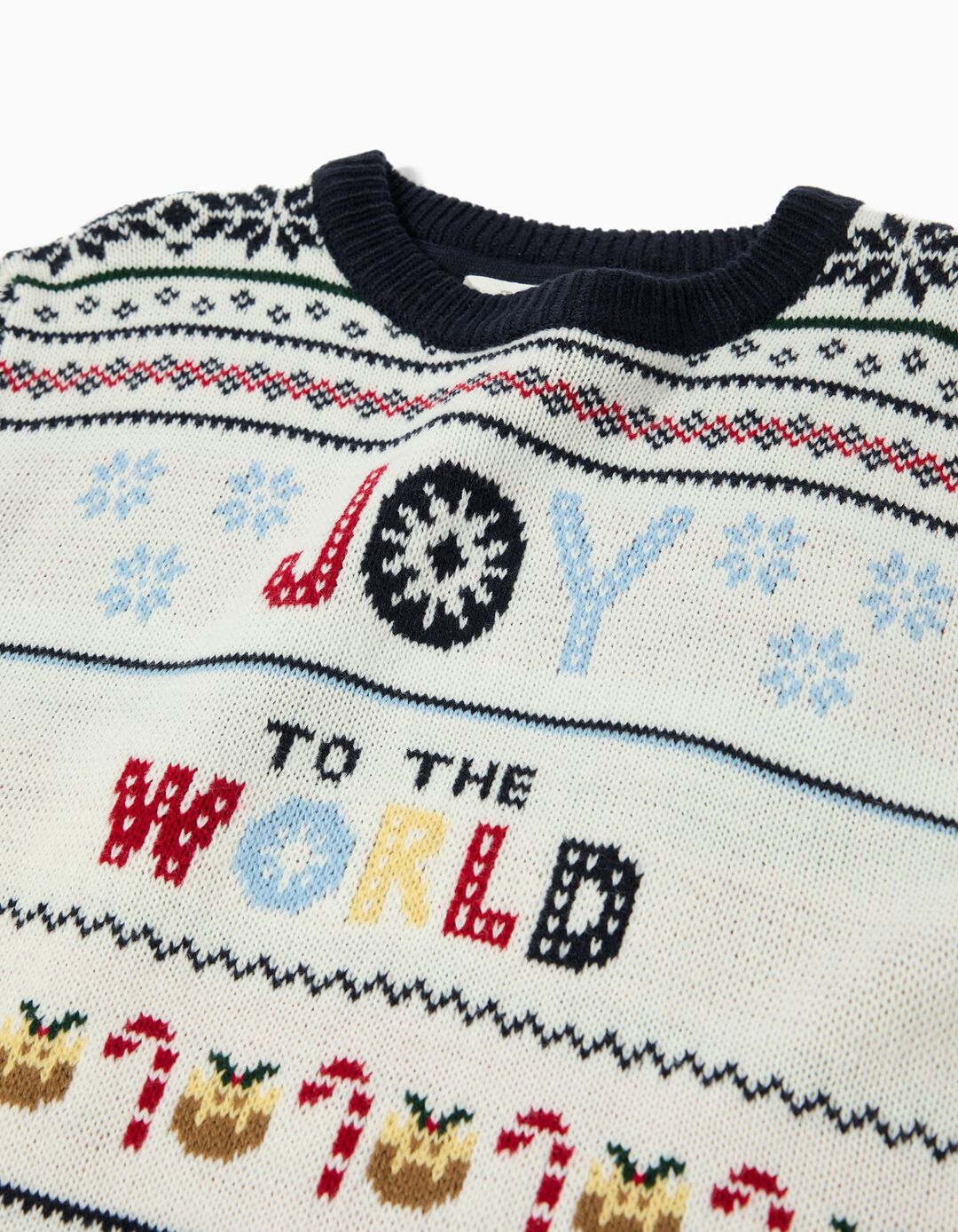 Camisola de Malha, Menino, Bege Claro