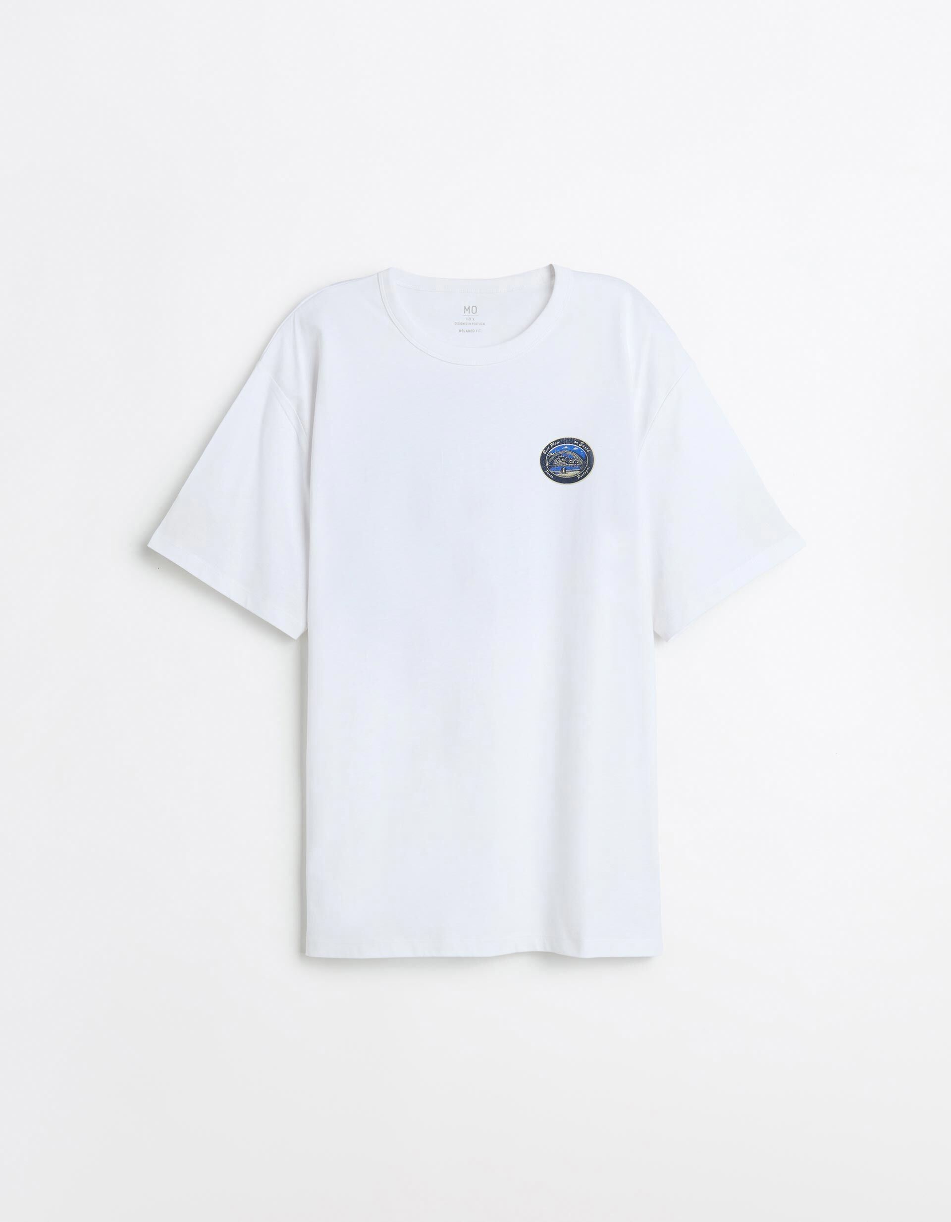 Comprar Online T-shirt Jersey Estampada, Homem, Branco