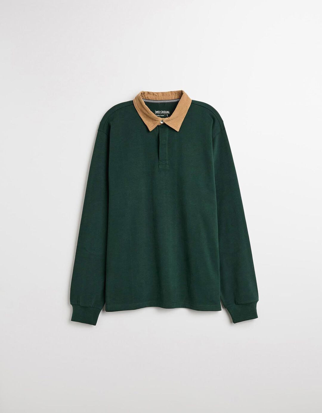 Polo Jersey, Homem, Verde 