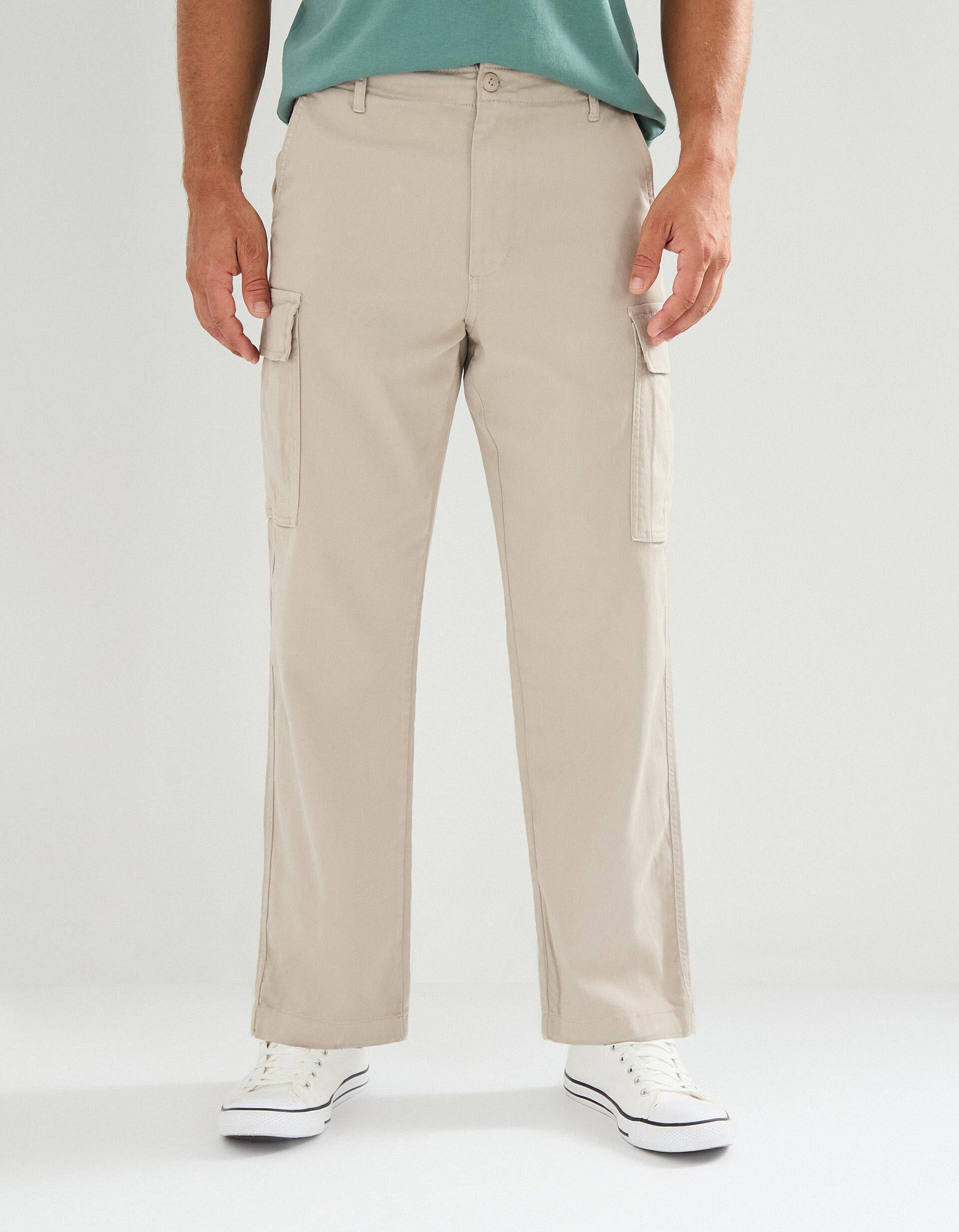 Comprar Online Cal&ccedil;as Cargo, Homem, Cru