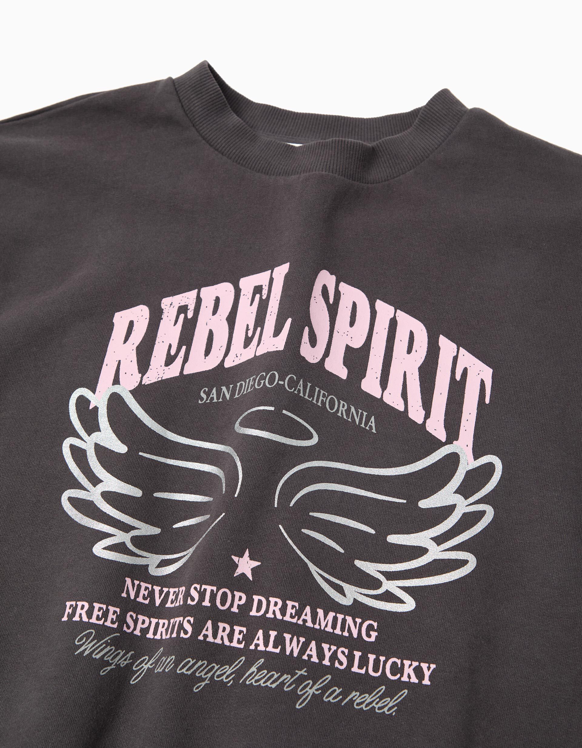 Comprar Online Sweatshirt, Menina, Cinzento Escuro