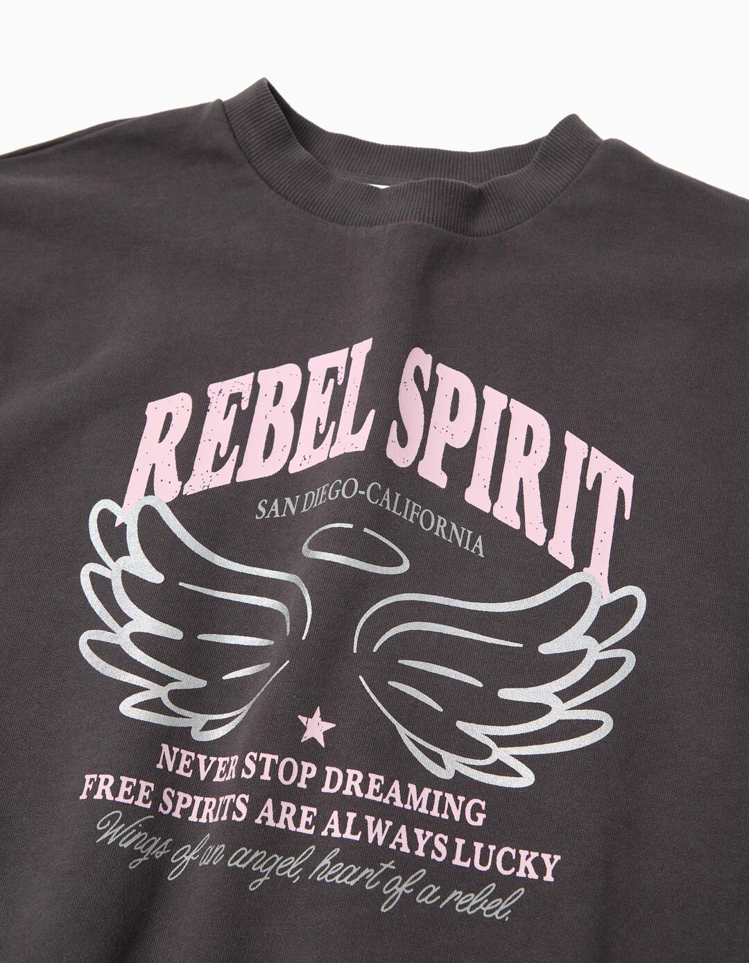 Sweatshirt, Menina, Cinzento Escuro