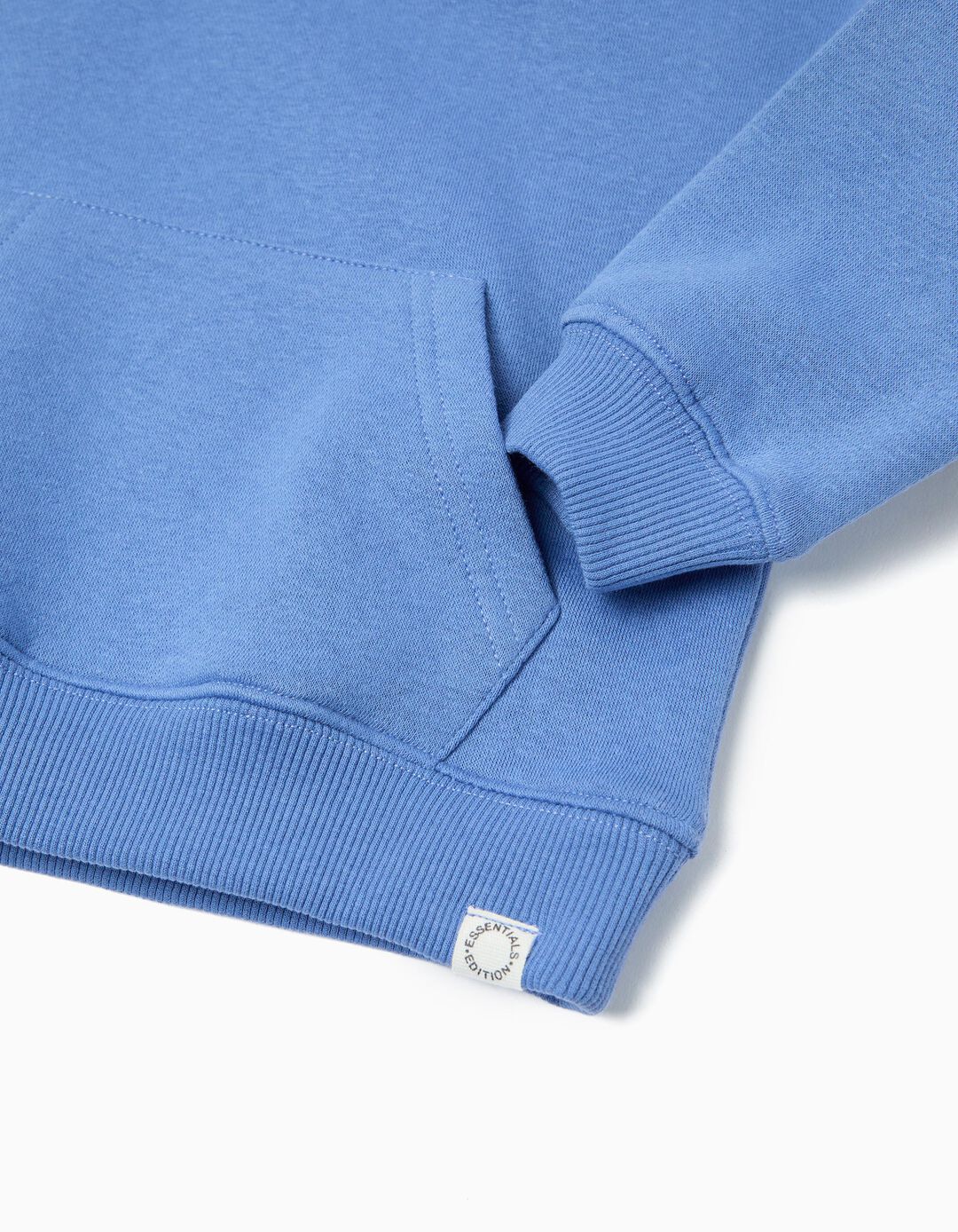 Sweatshirt com Capuz, Menino, Azul