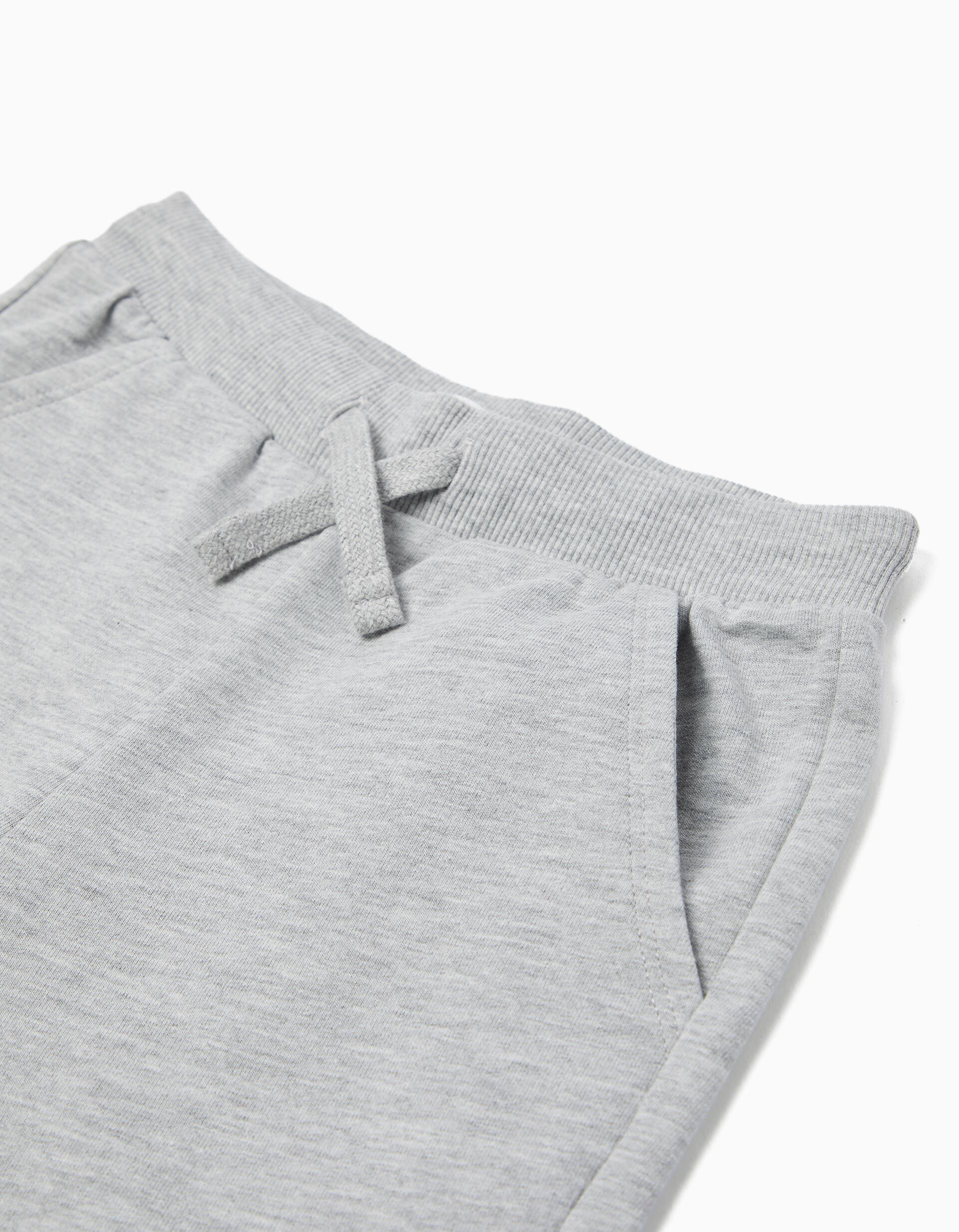 Comprar Online Cal&ccedil;&otilde;es Fleece, Menino, Cinzento Claro