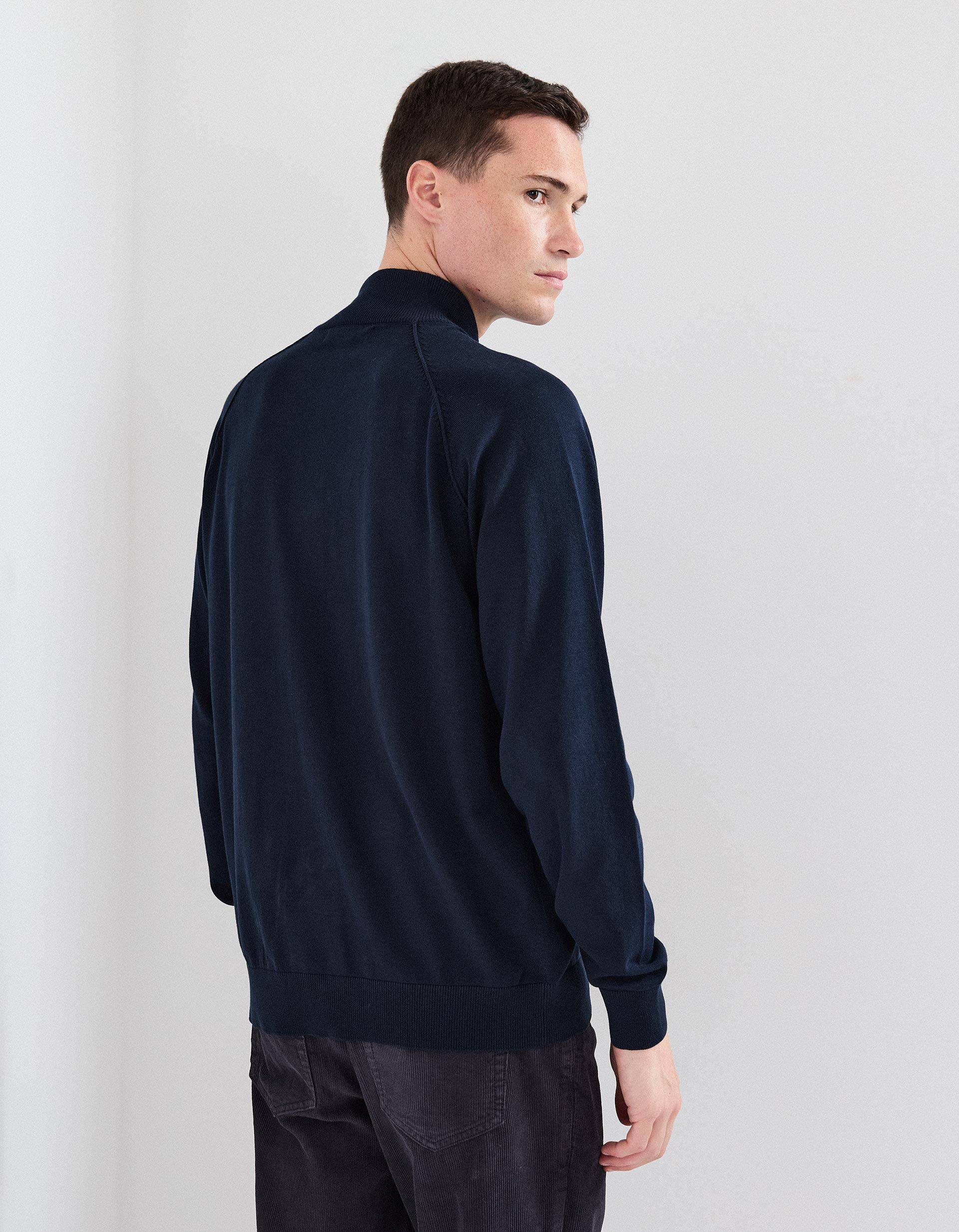 Comprar Online Casaco de Malha, Homem, Azul Escuro