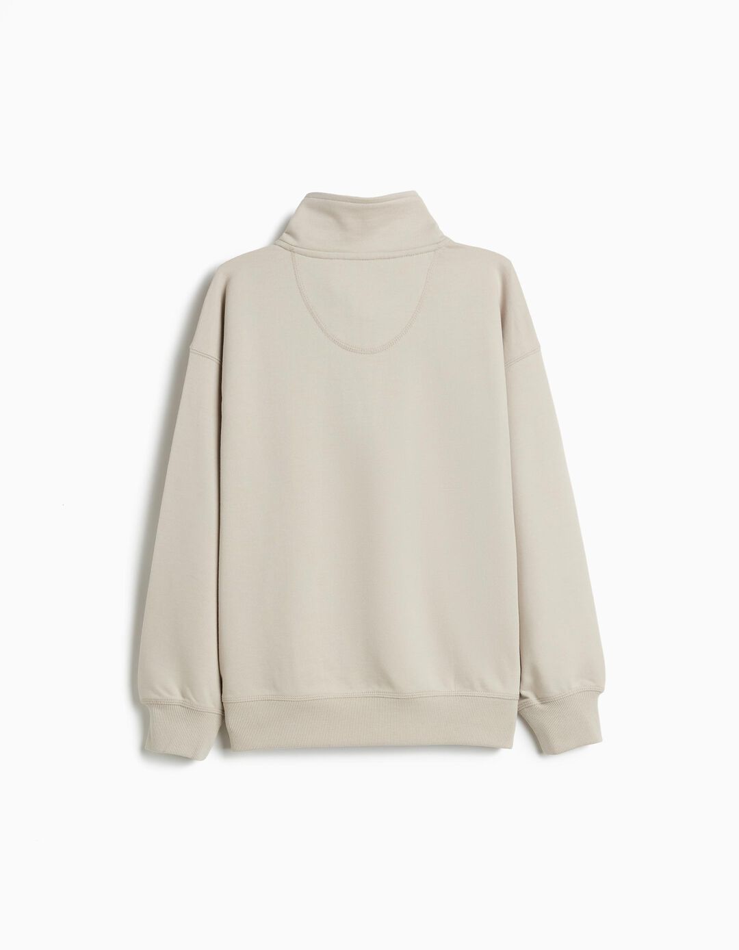 Sweatshirt com Fecho, Menino, Cinzento Claro