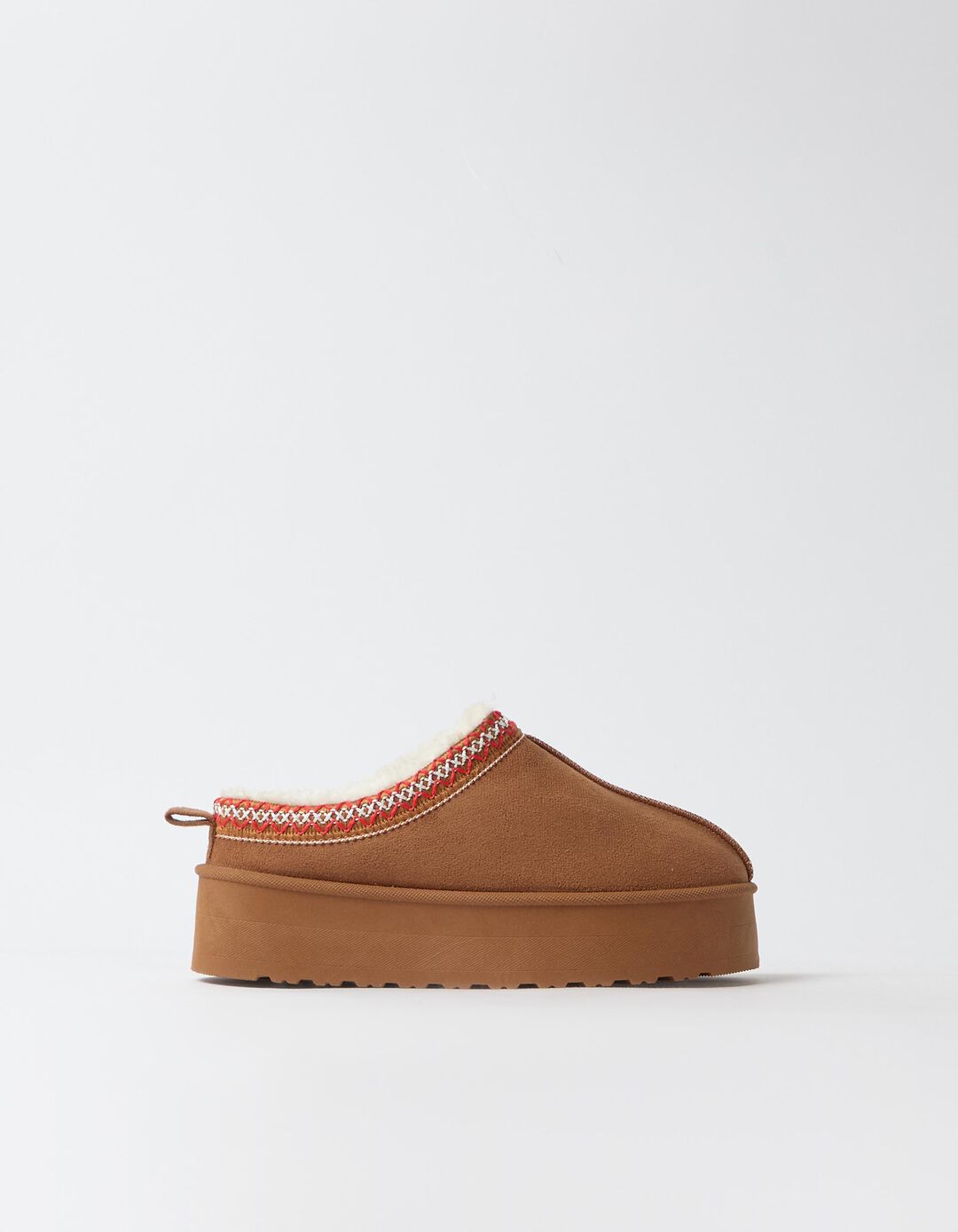 Pantufas Com Plataforma, Mulher, Bege 