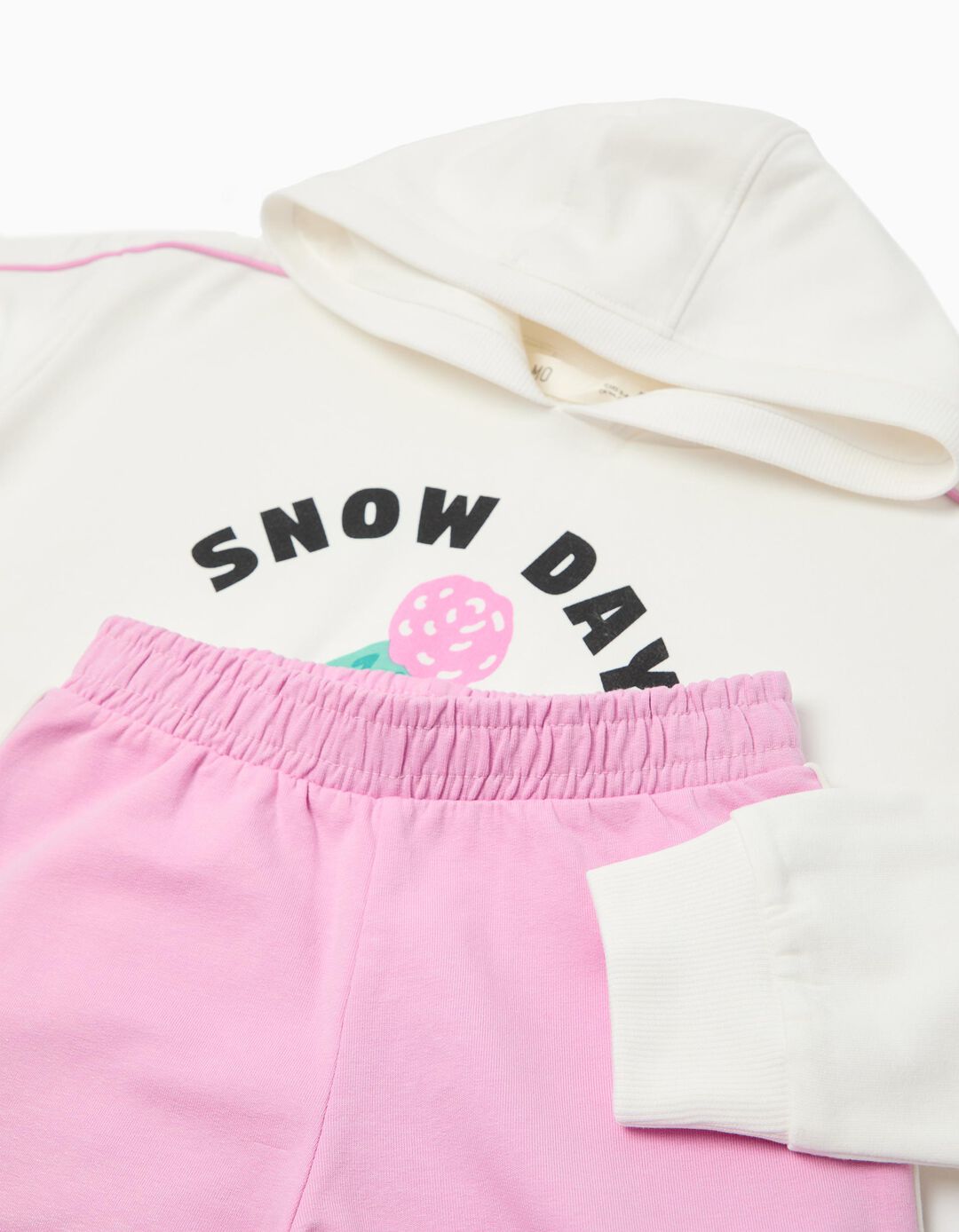 Conjunto de Jogging, Menina, Branco