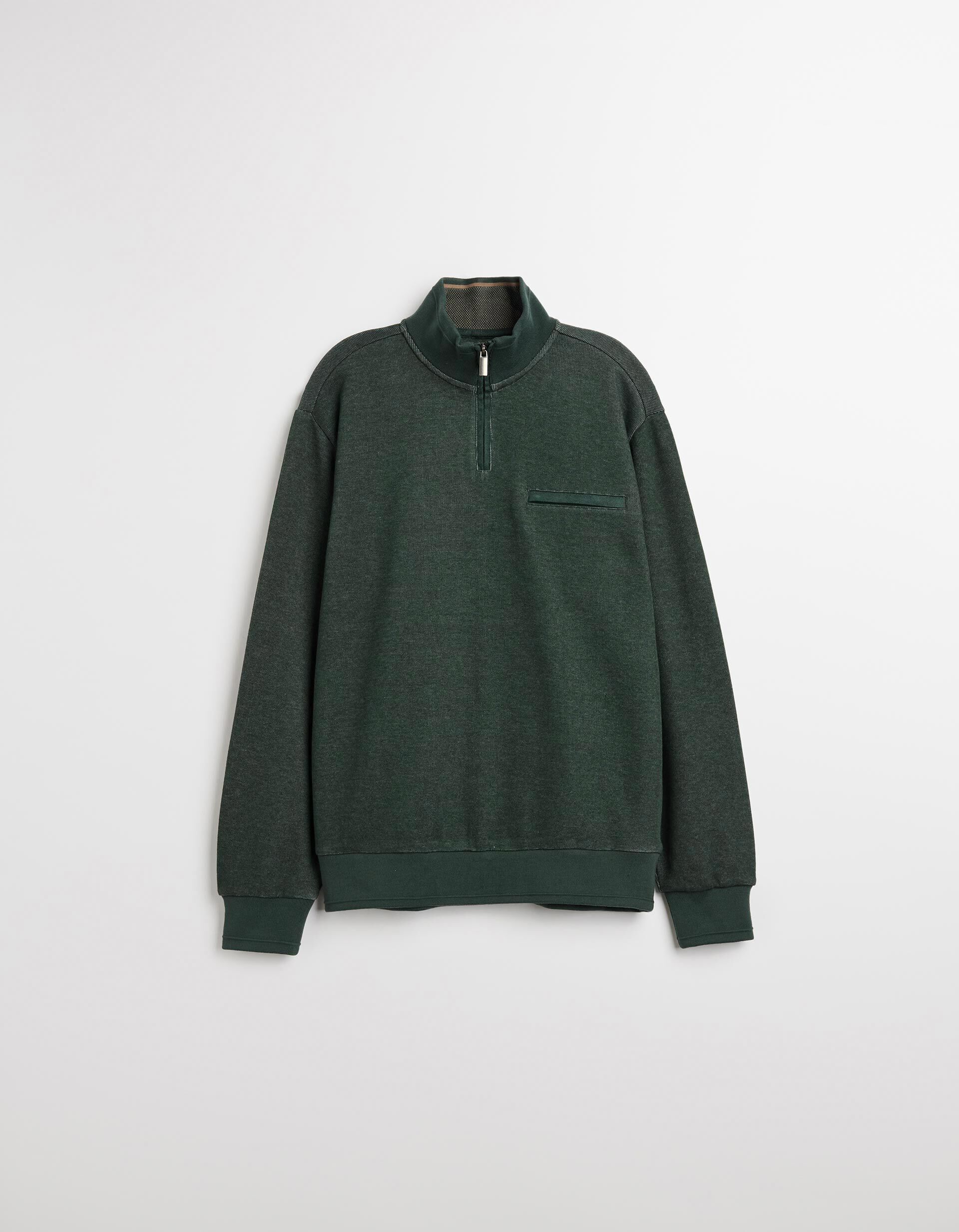 Comprar Online Sweatshirt com Fecho, Homem, Verde