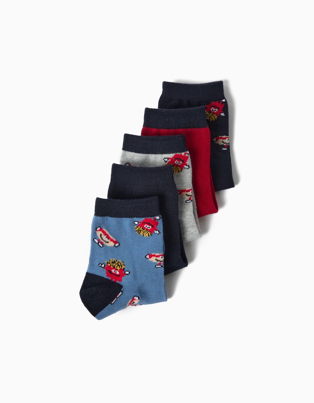 Pack 5 Pares De Meias, Menino, Multicolor