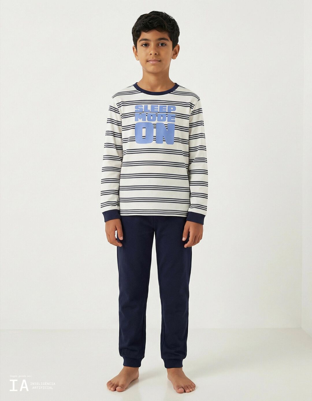 Pijama, Menino, Azul Escuro