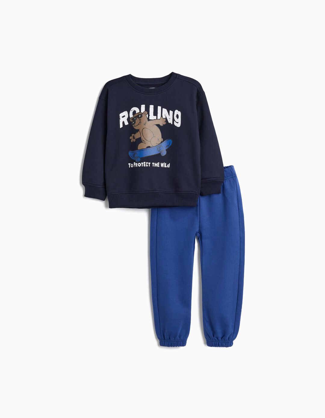 Conjunto De Jogging, Menino, Azul Escuro