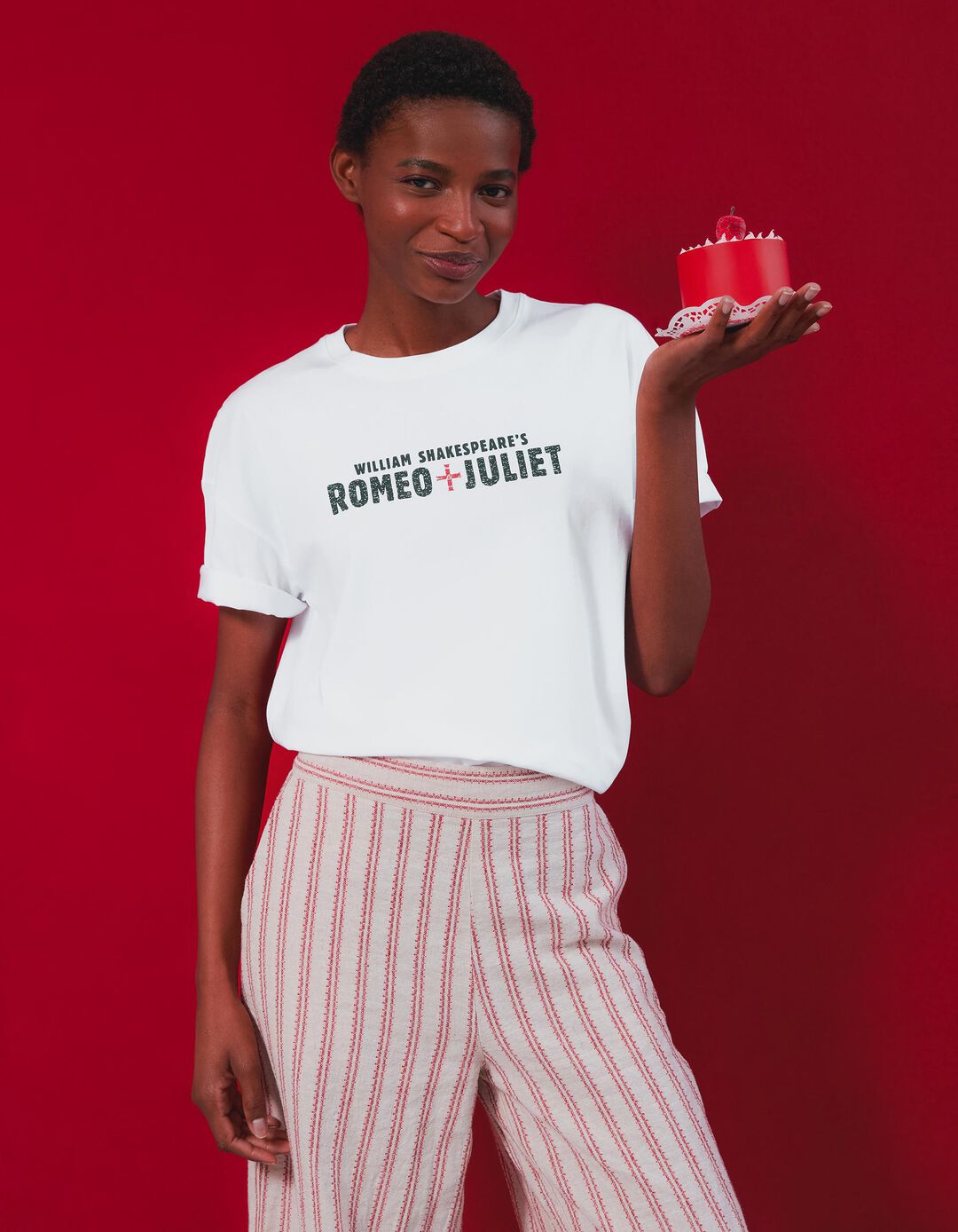 T-shirt Print, Mulher, Branco