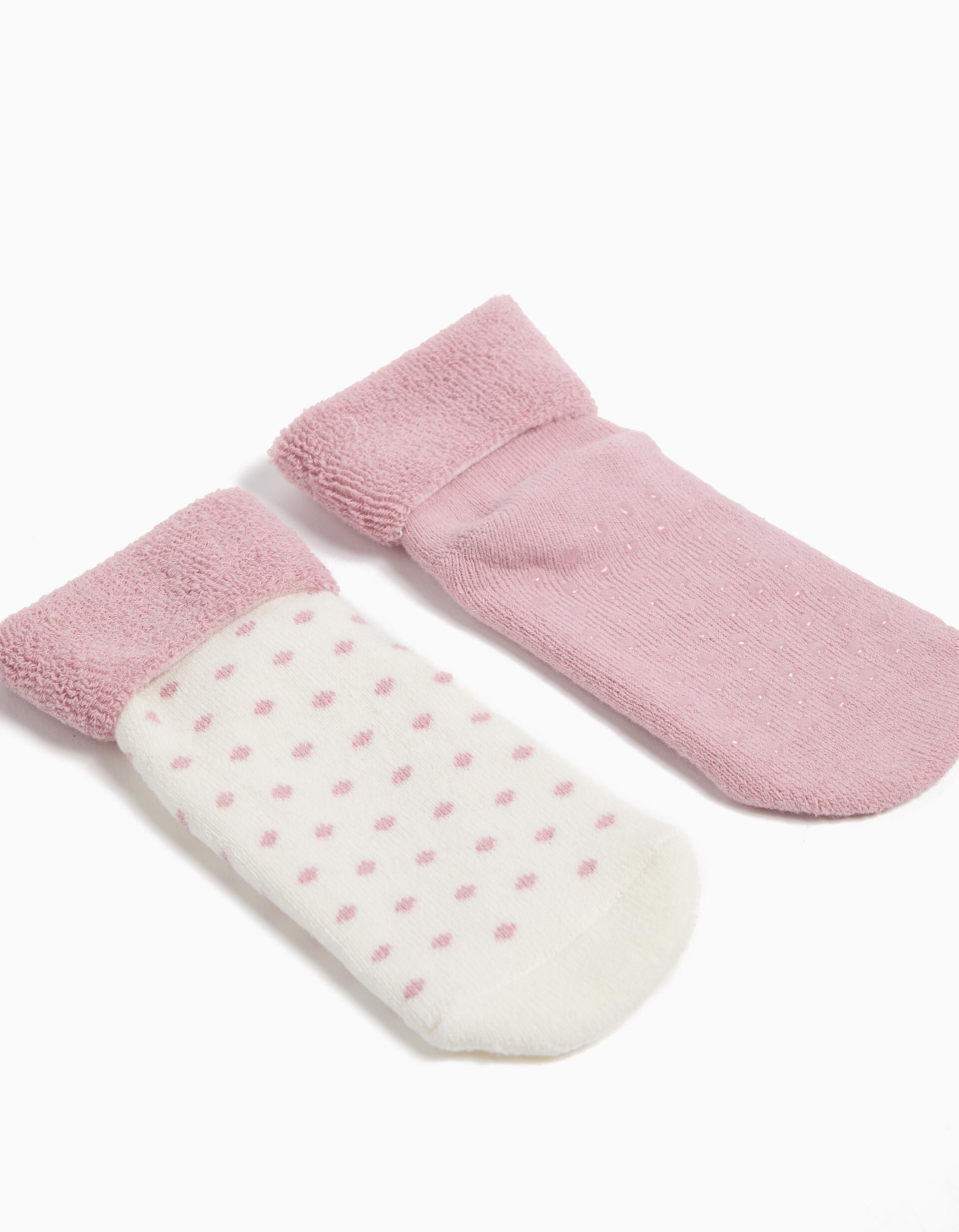 Comprar Online Pack 2 Pares de Meias Antiderrapantes, Menina, Multicor