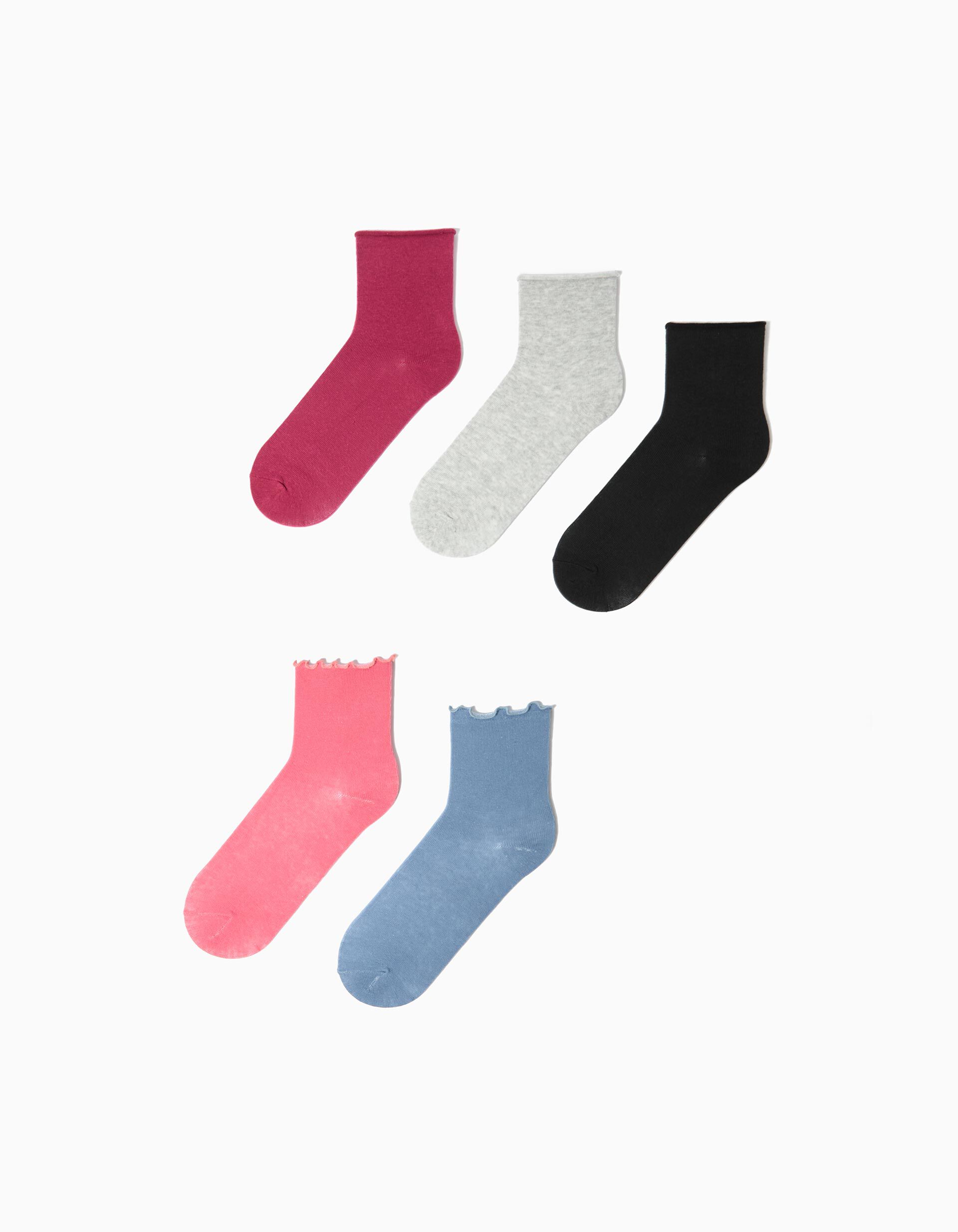 Comprar Online Pack 5 Pares de Meias, Menina, Multicolor
