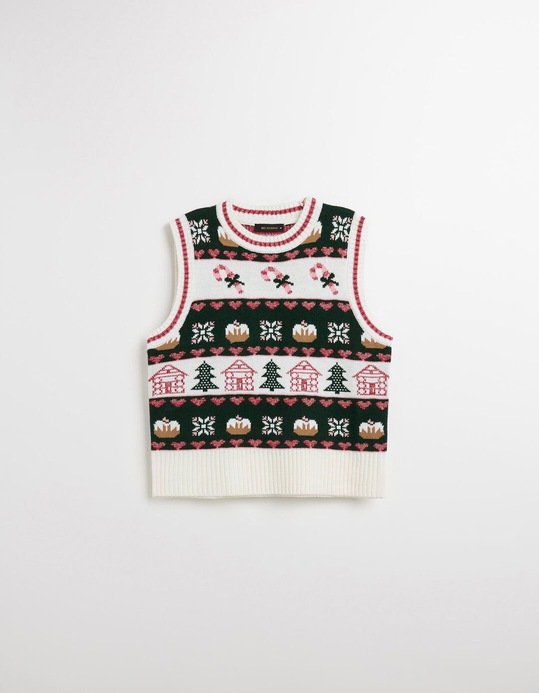 Colete de Malha, Mulher, Bege