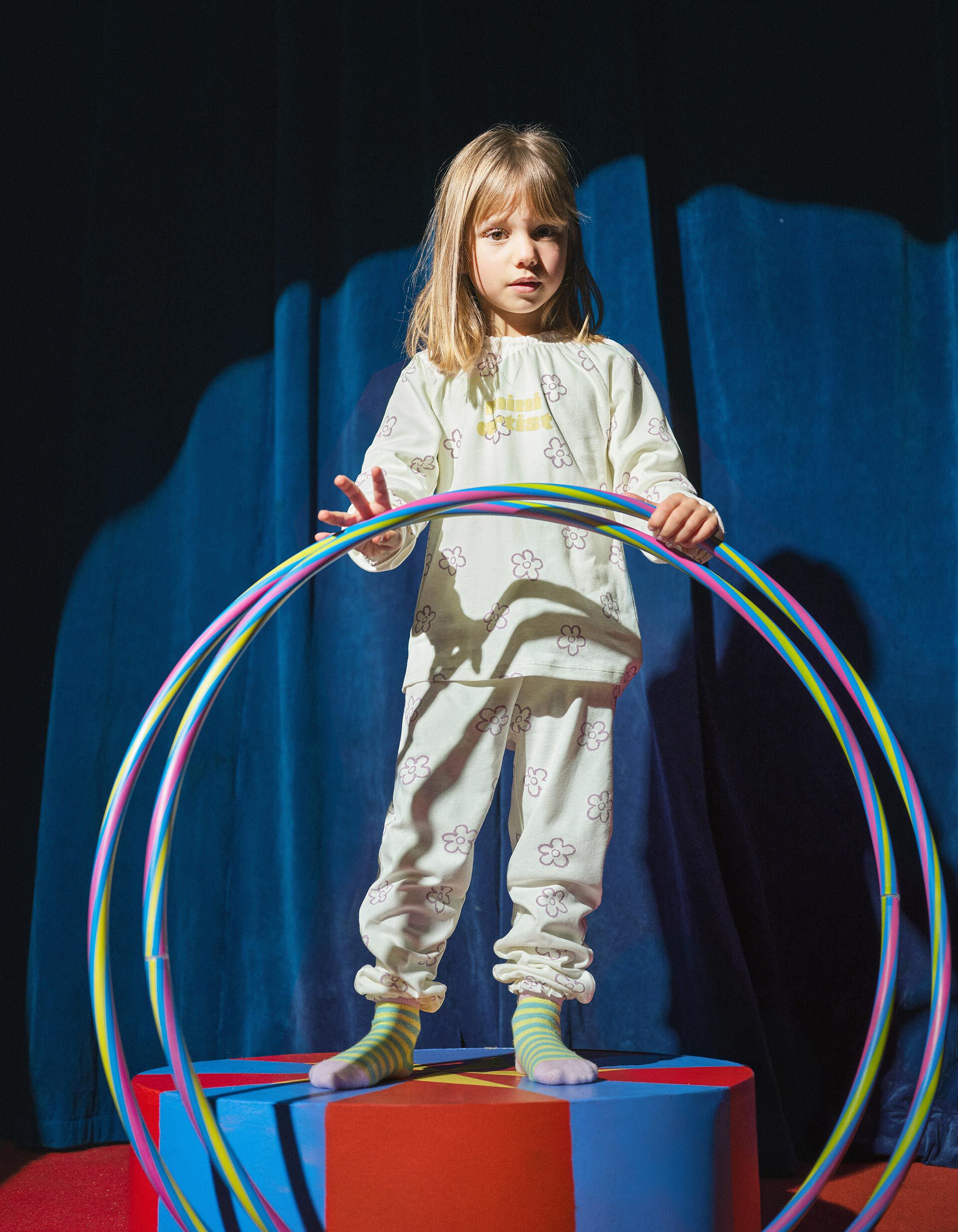 Comprar Online Pijama Flores, Menina, Branco 