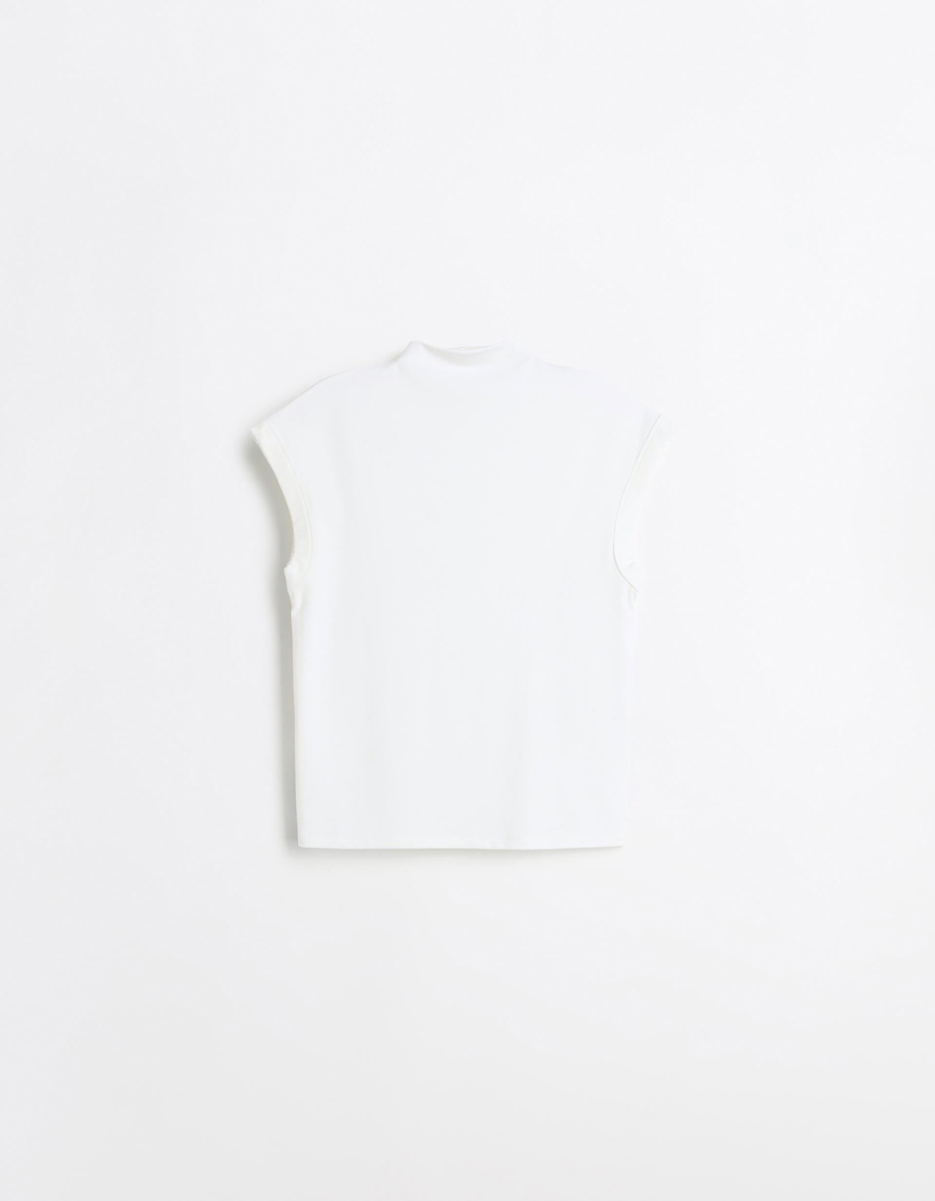 Comprar Online T-shirt Sem Mangas, Mulher, Bege Claro