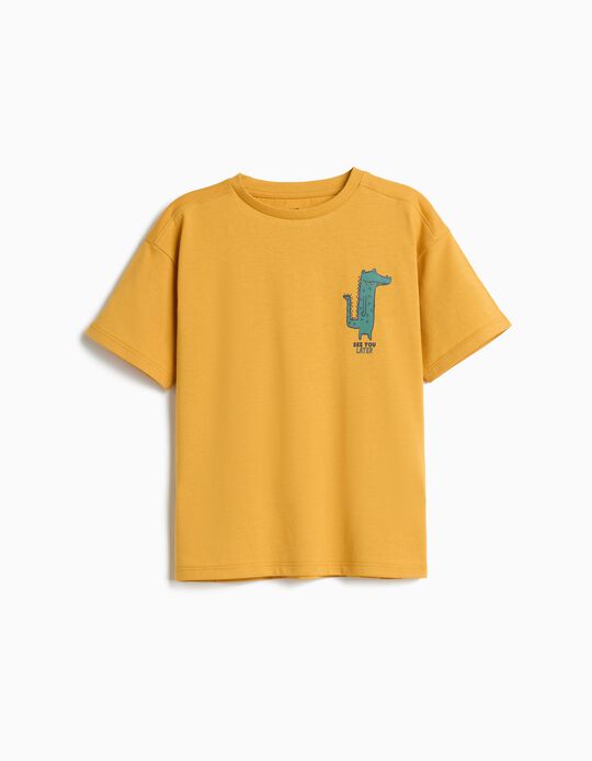 Comprar Online T-shirt Estampada, Menino, Amarelo