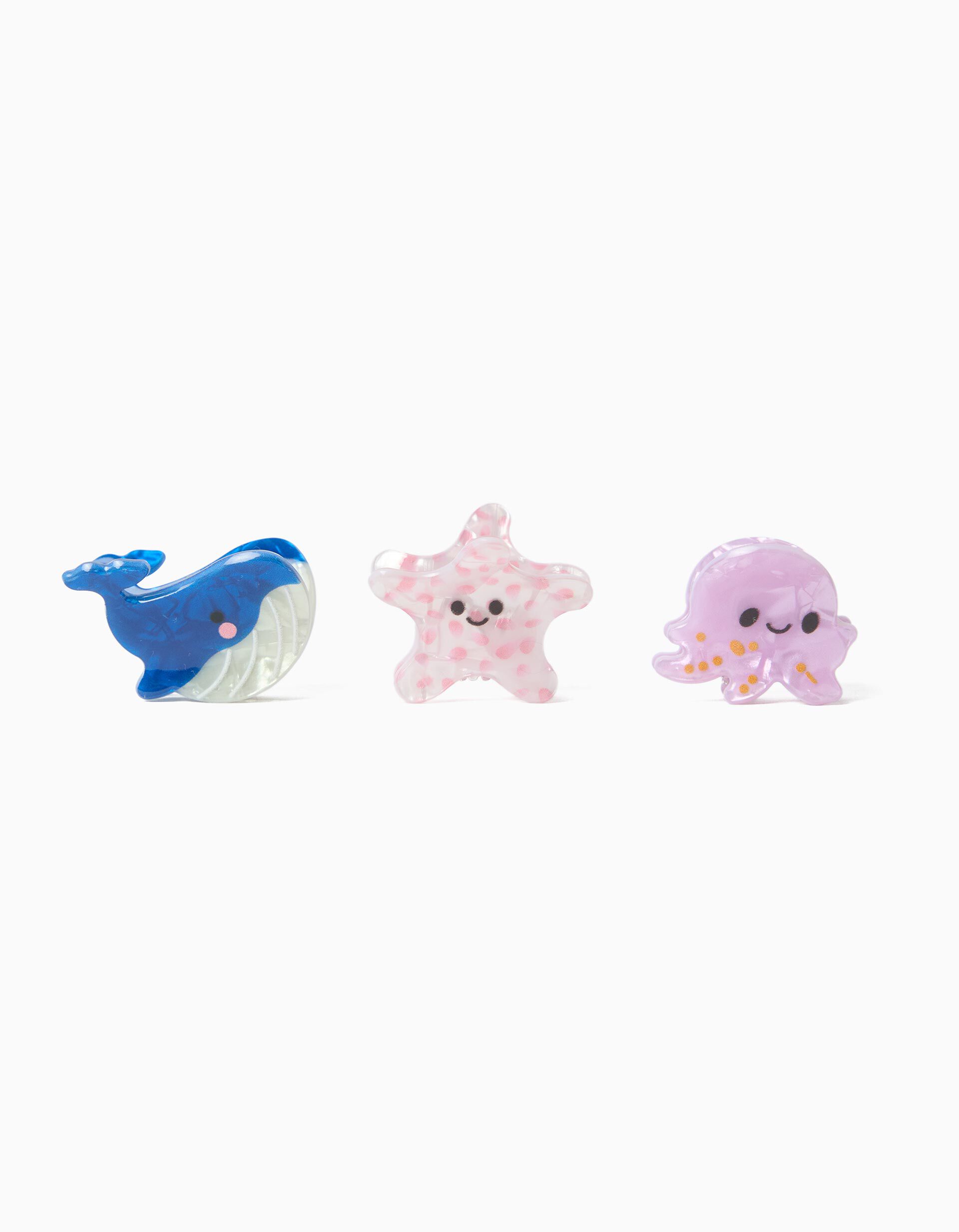 Comprar Online Pack 3 Molas de Cabelo, Menina, Multicor