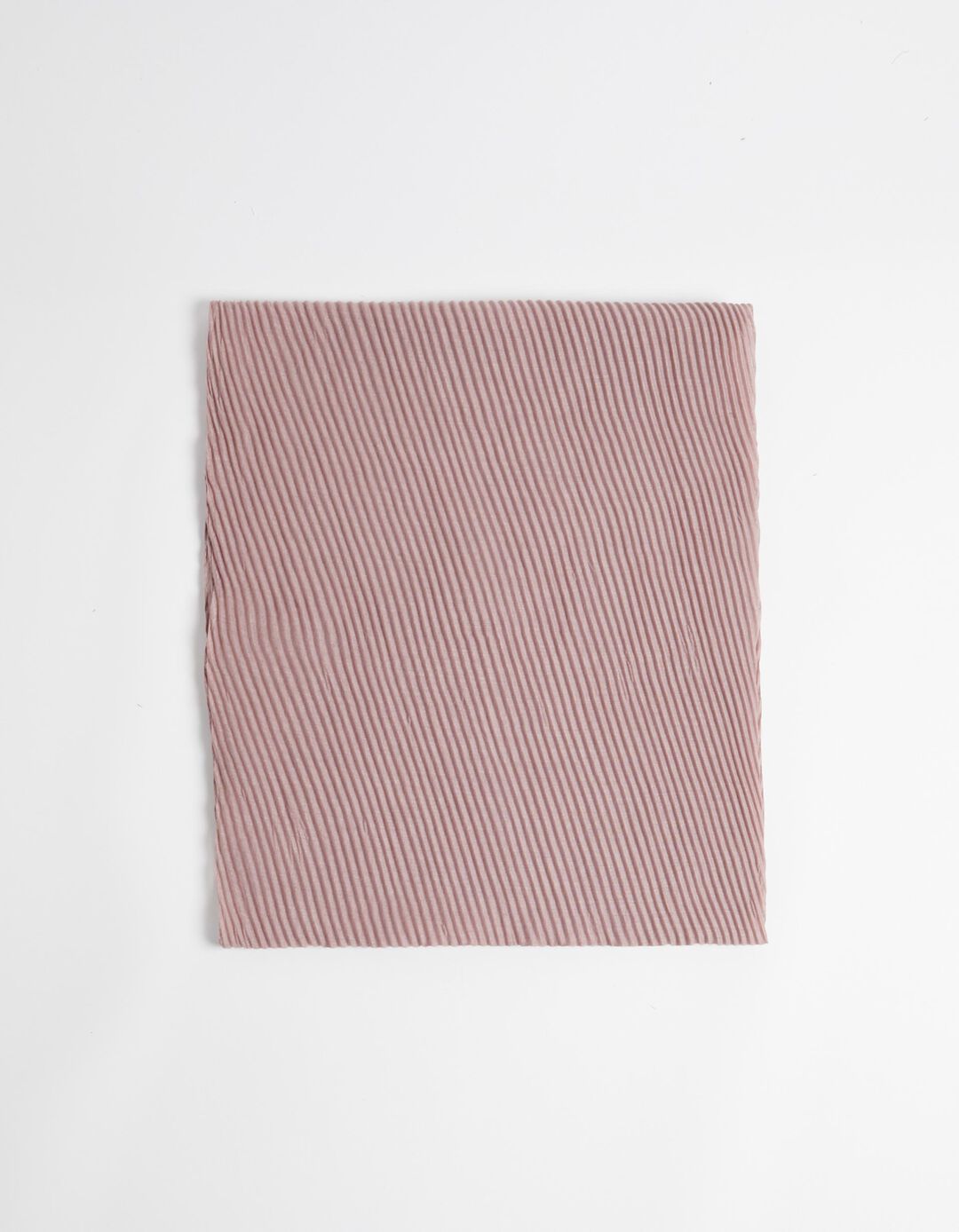 Pleated Scarf, Woman, Light Pink