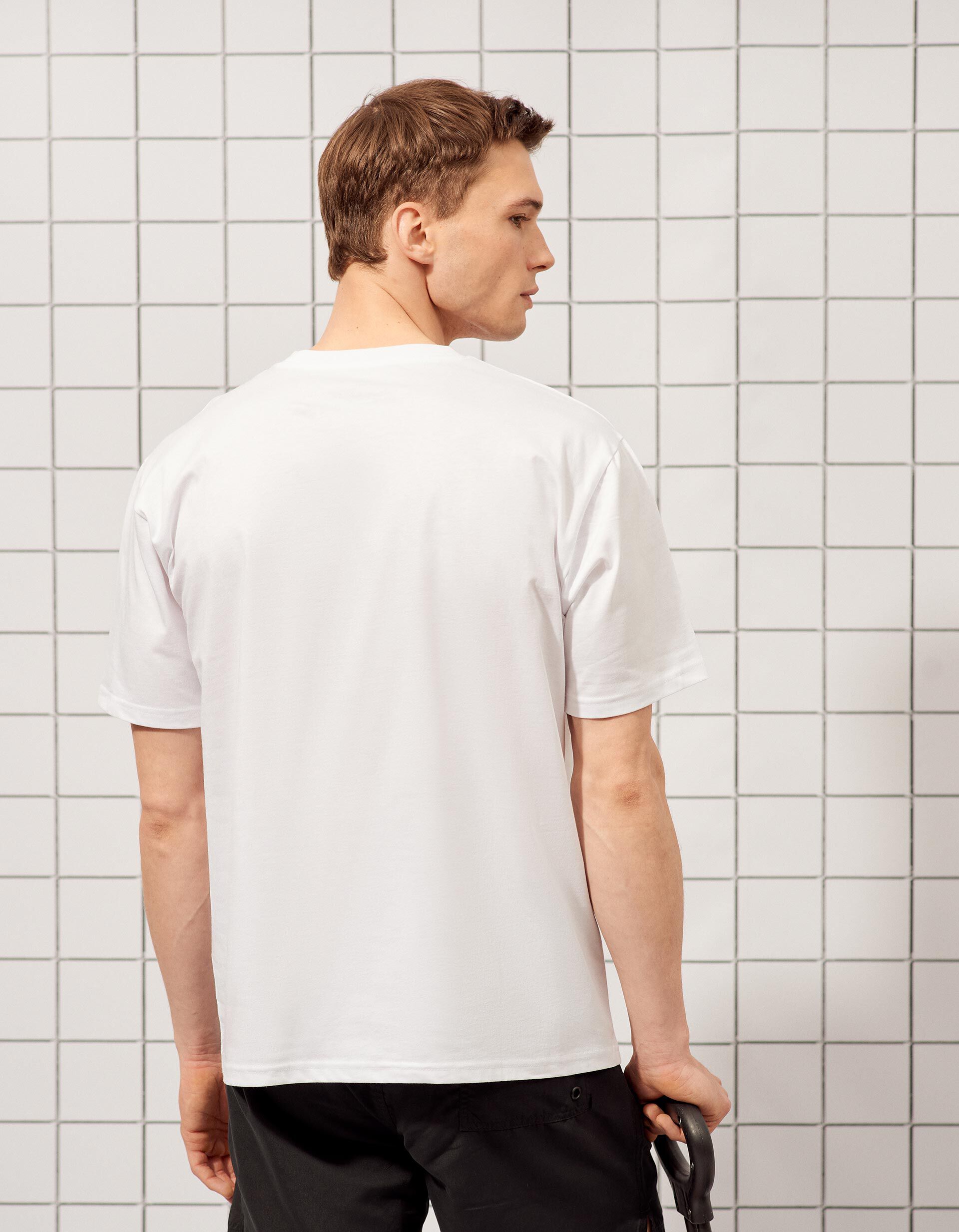 Comprar Online T-shirt Estampada, Homem, Branco