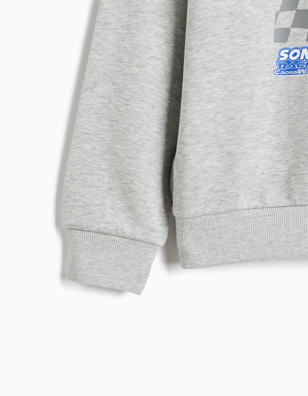 Sweatshirt De Felpa 'Sonic', Menino, Cinzento Claro