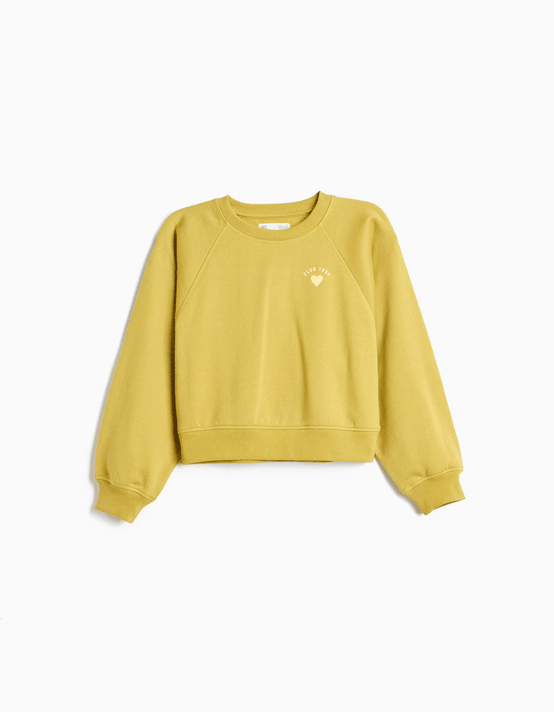 Sweatshirt, Menina, Amarelo Torrado