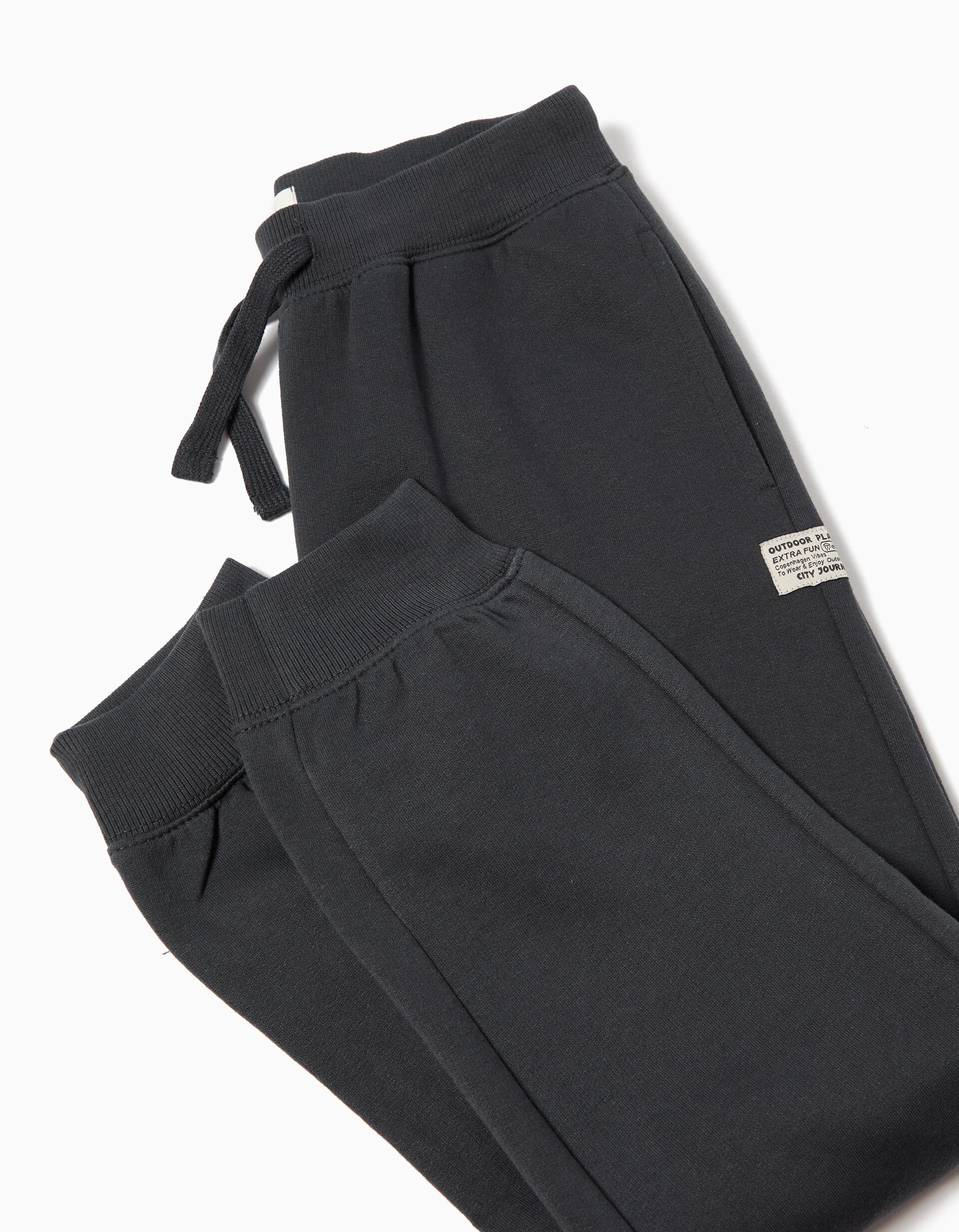 Comprar Online Cal&ccedil;as Jogging, Menino, Cinzento Escuro 