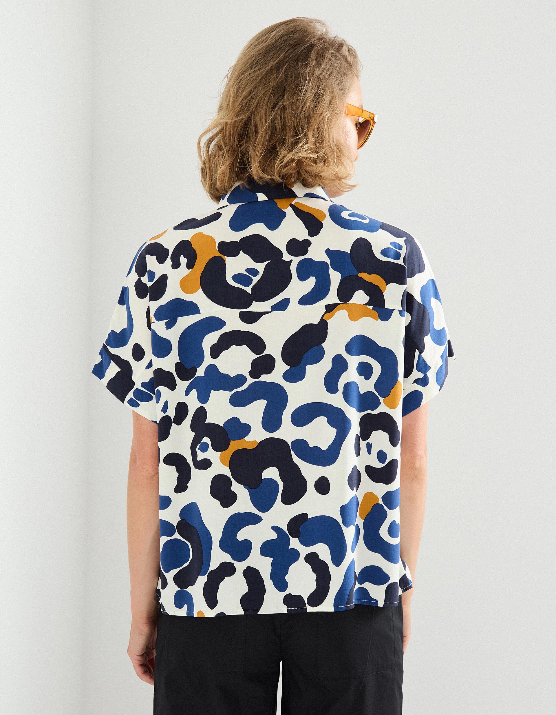 Comprar Online Camisa Viscose, Mulher, Azul 