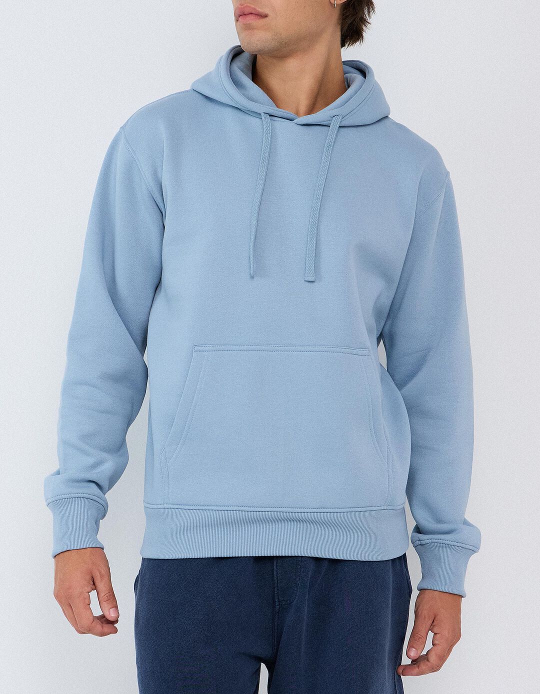 Sweatshirt Com Capuz, Homem, Azul Claro