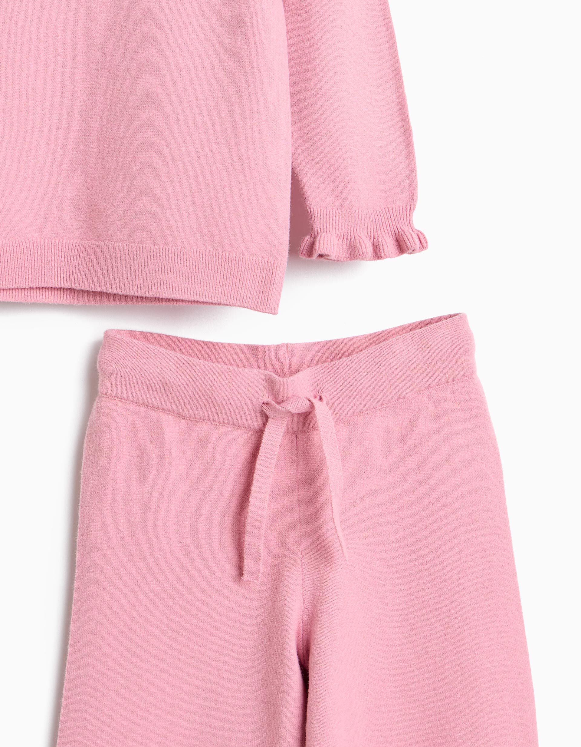 Comprar Online Conjunto De Malha, Menina, Rosa