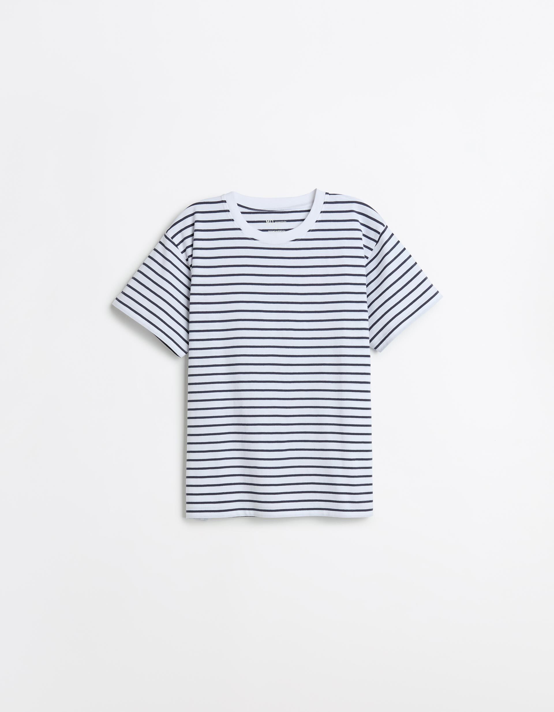 Comprar Online T-shirt &agrave;s Riscas, Mulher, Branco